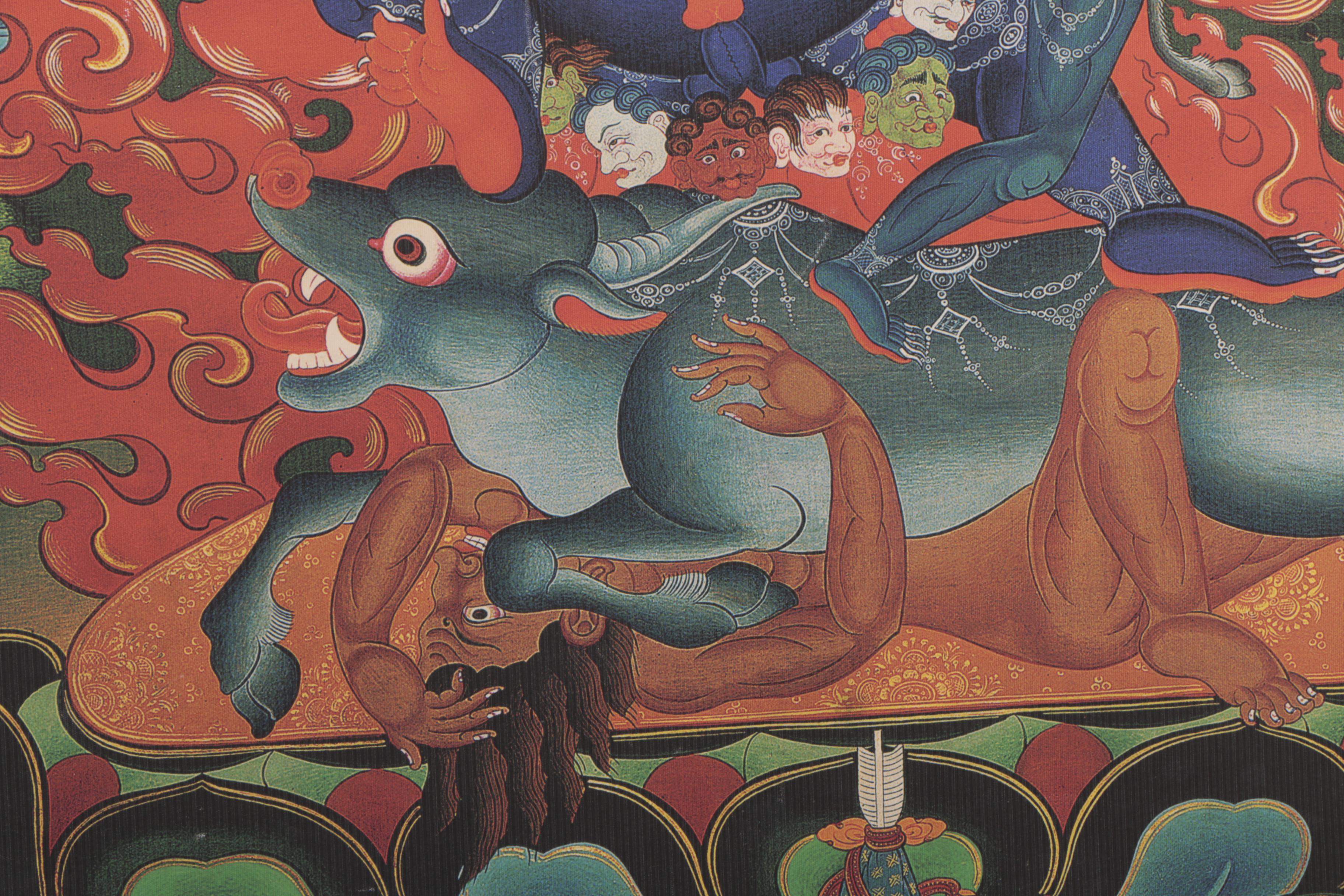 Giclee After Tibetan Thangka of Yama