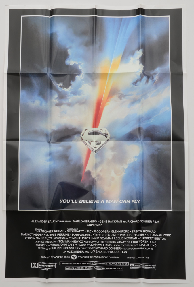 Original 1978 "Superman The Movie" Poster