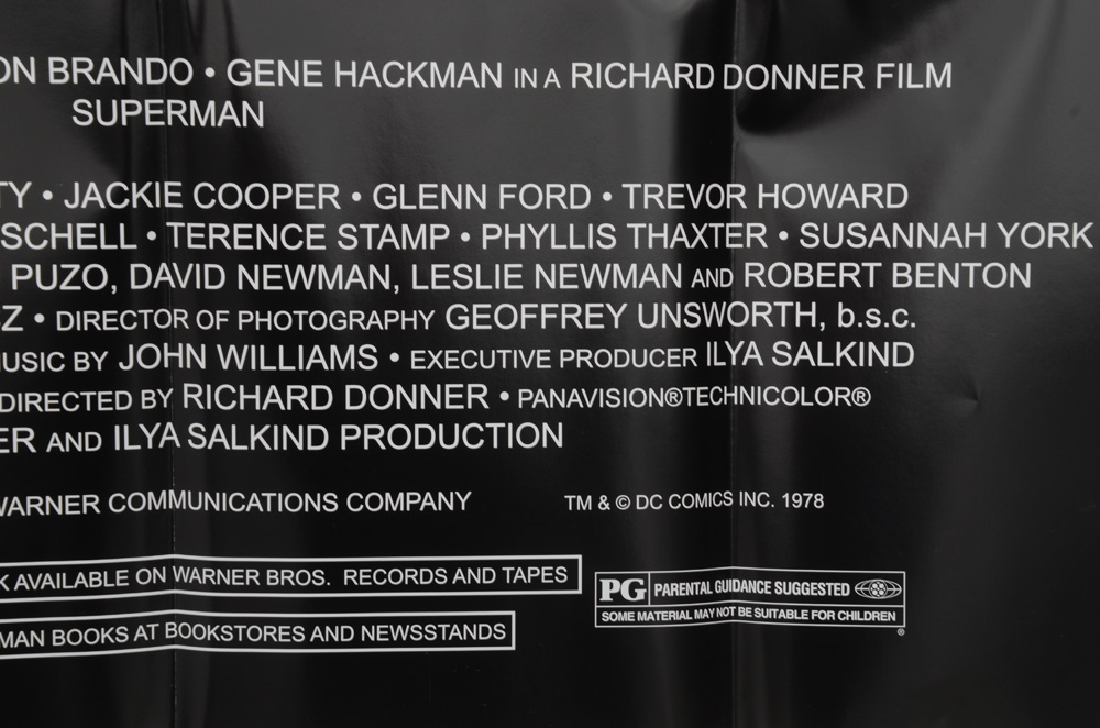 Original 1978 "Superman The Movie" Poster