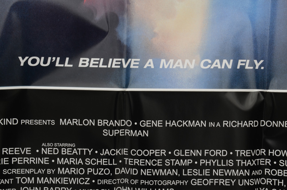 Original 1978 "Superman The Movie" Poster