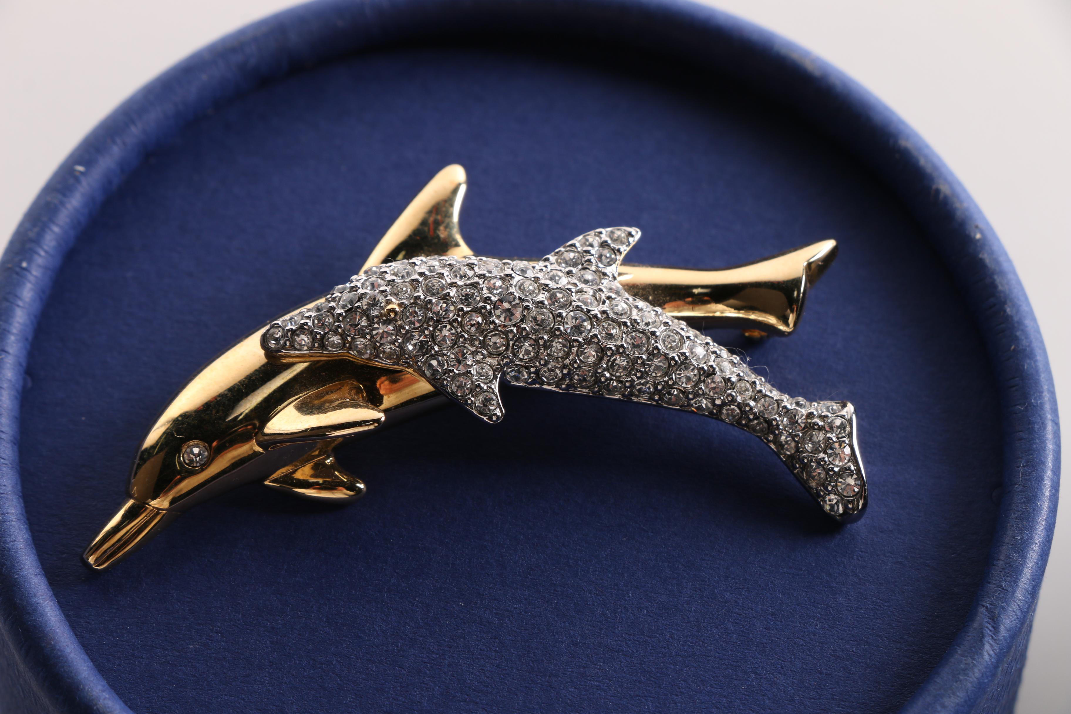 Swarovski Crystal Animal Figurines and Brooch