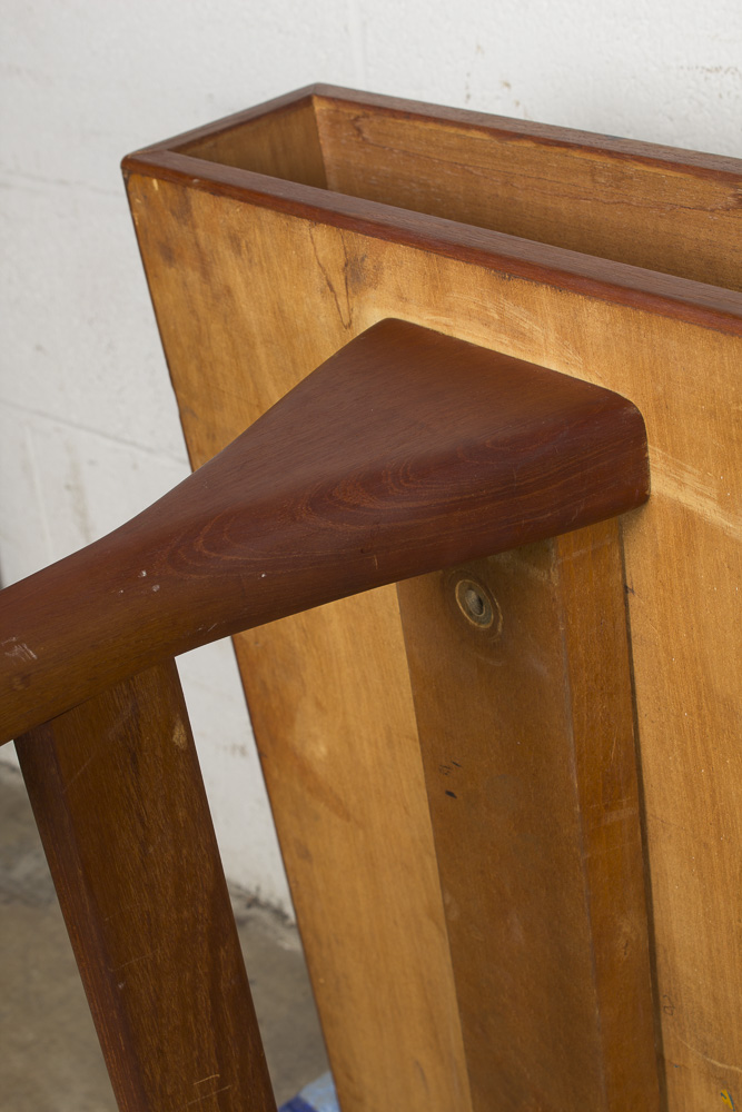 Vintage Danish Modern Teak Wood Desk