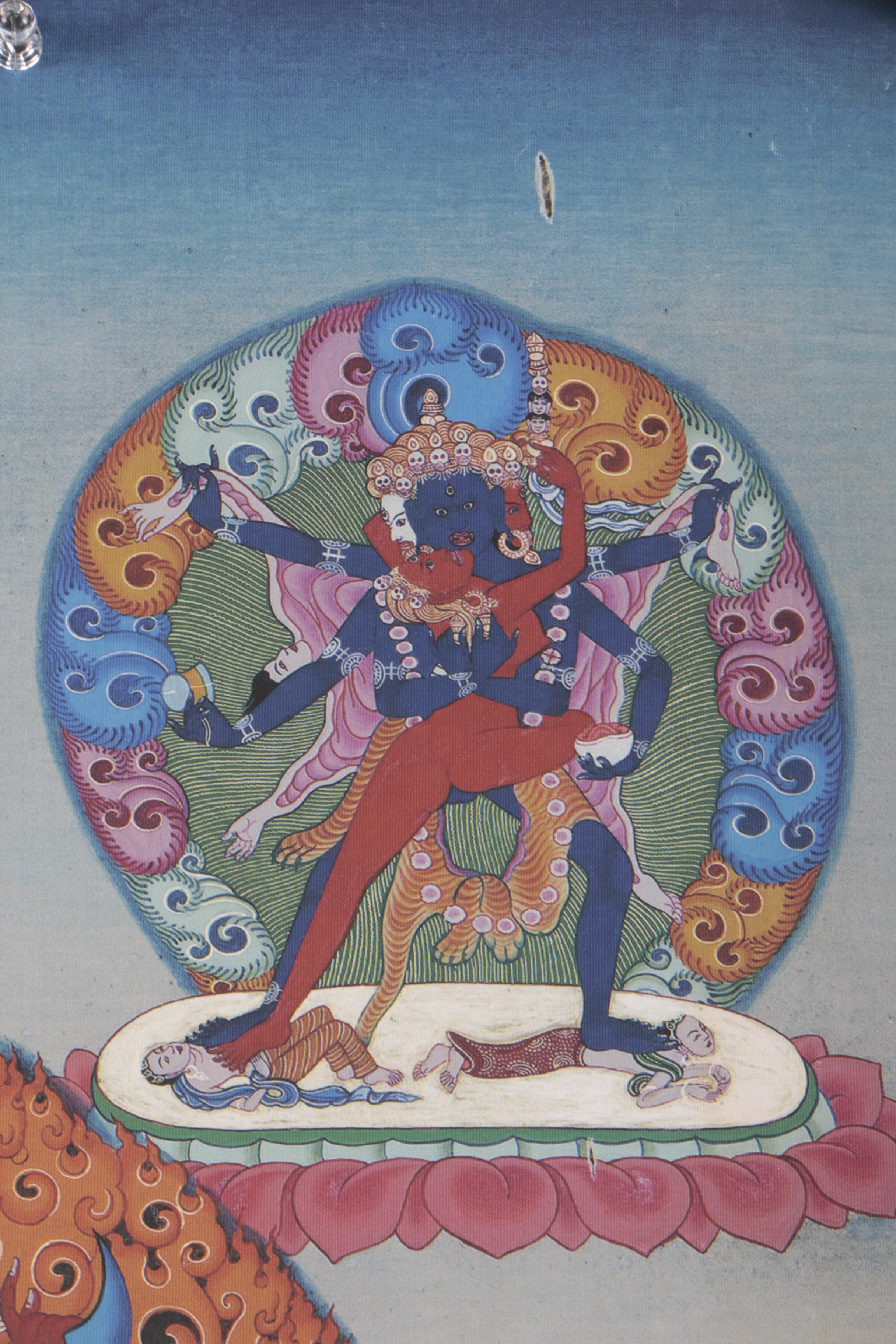 Giclee After Tibetan Thangka of Cakrasamvara Tantra