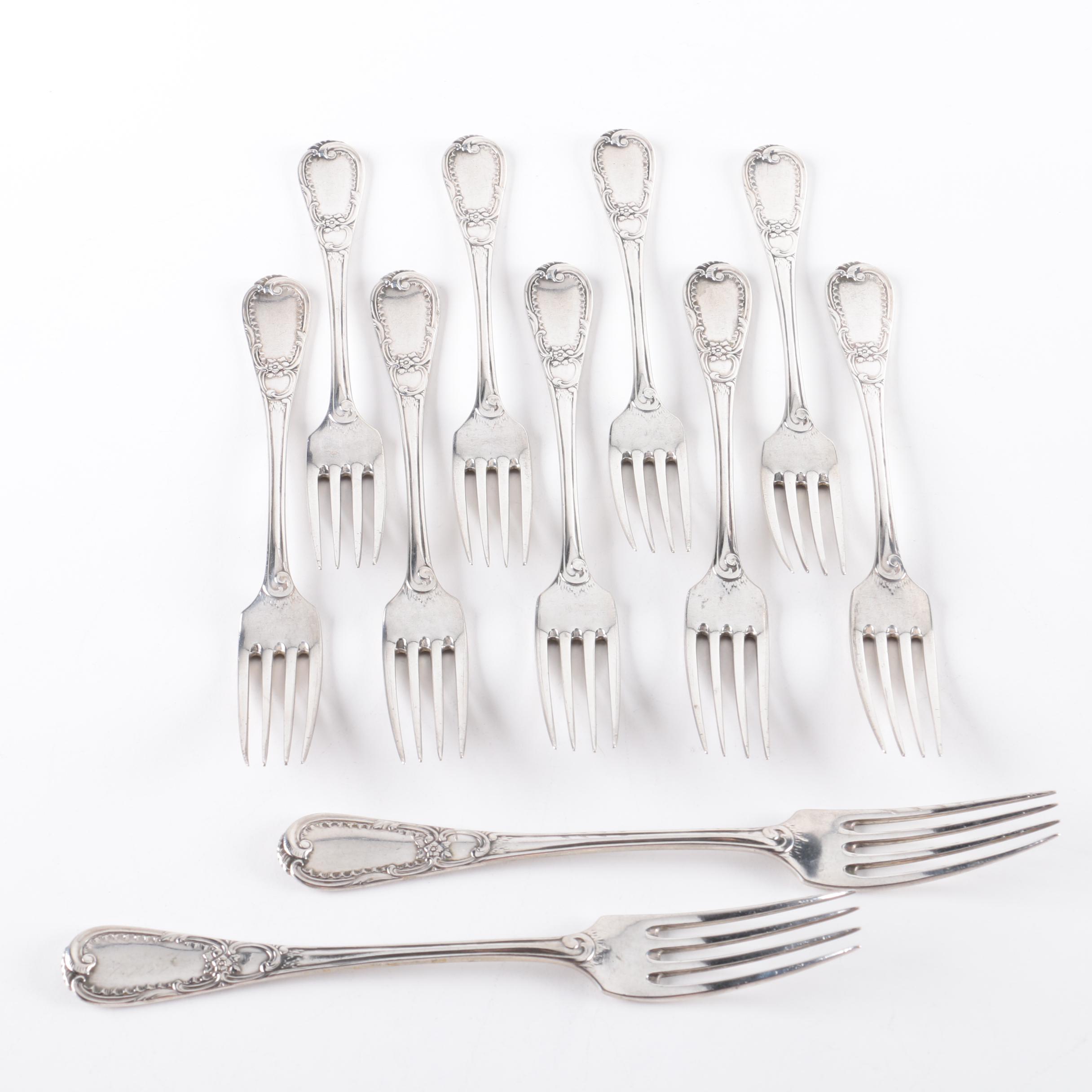 M.H. Wilkens & Söhne German 800 Silver Spoons and Forks