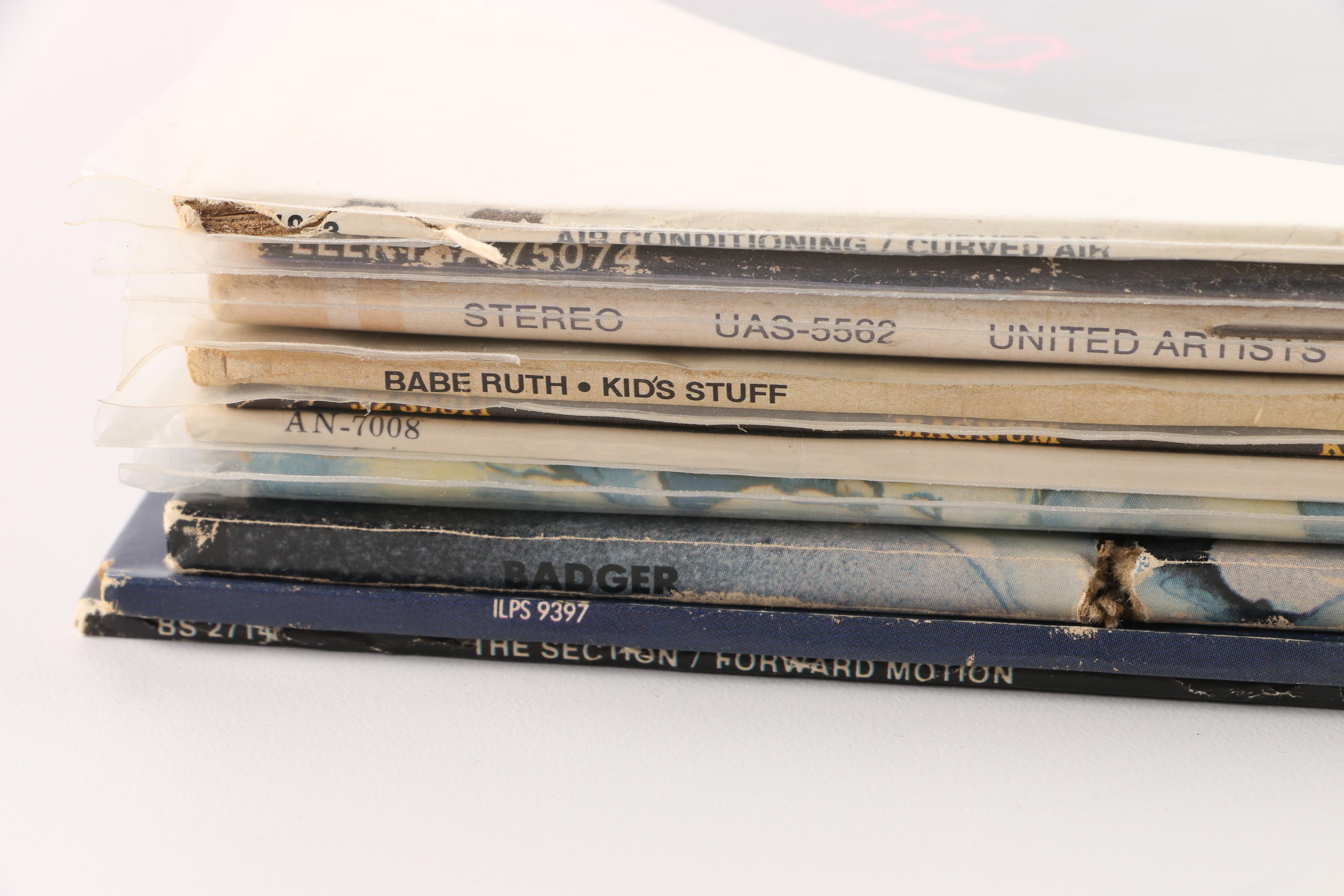 Progressive Rock Records Including Curved Air, Family, Atomic Rooster, Pulsar