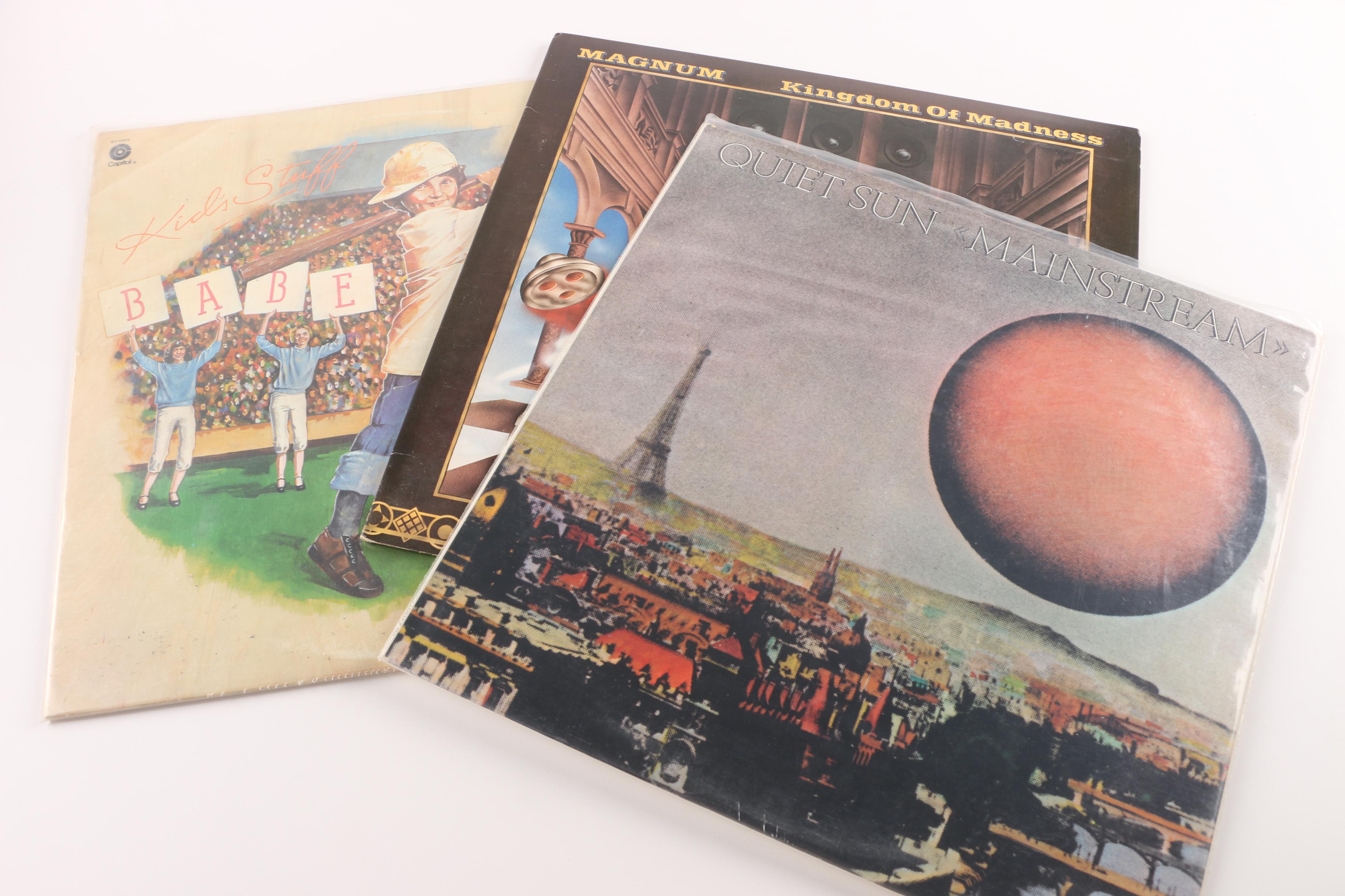 Progressive Rock Records Including Curved Air, Family, Atomic Rooster, Pulsar