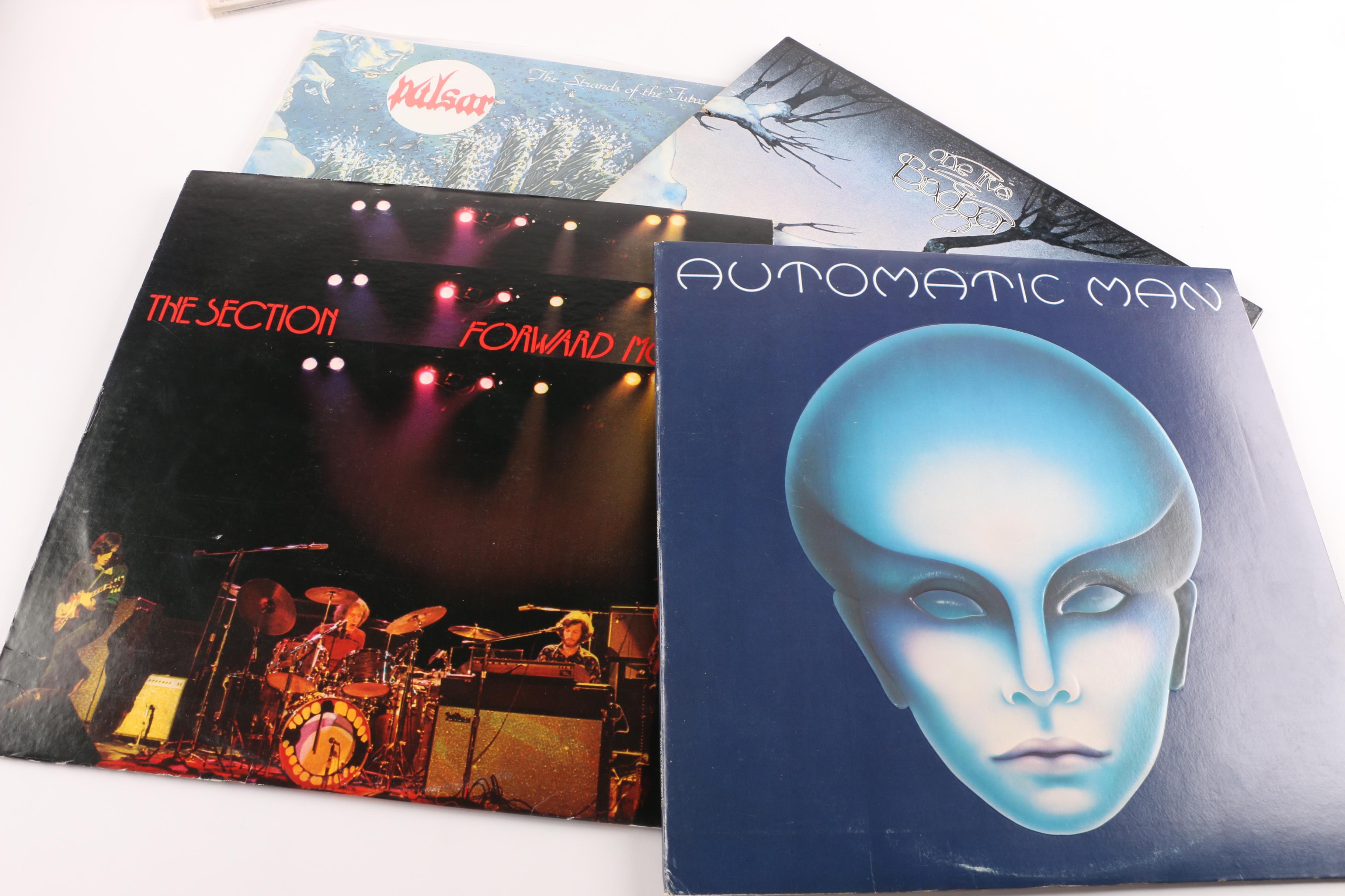 Progressive Rock Records Including Curved Air, Family, Atomic Rooster, Pulsar