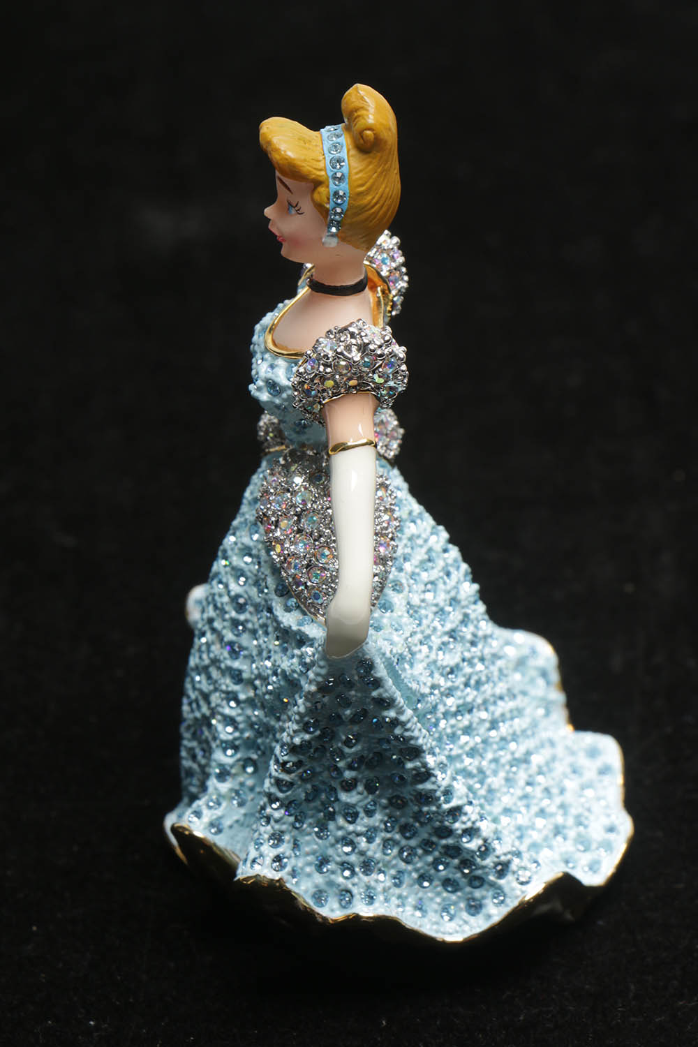 Arribas Swarovski Jeweled "Cinderella" Figurine