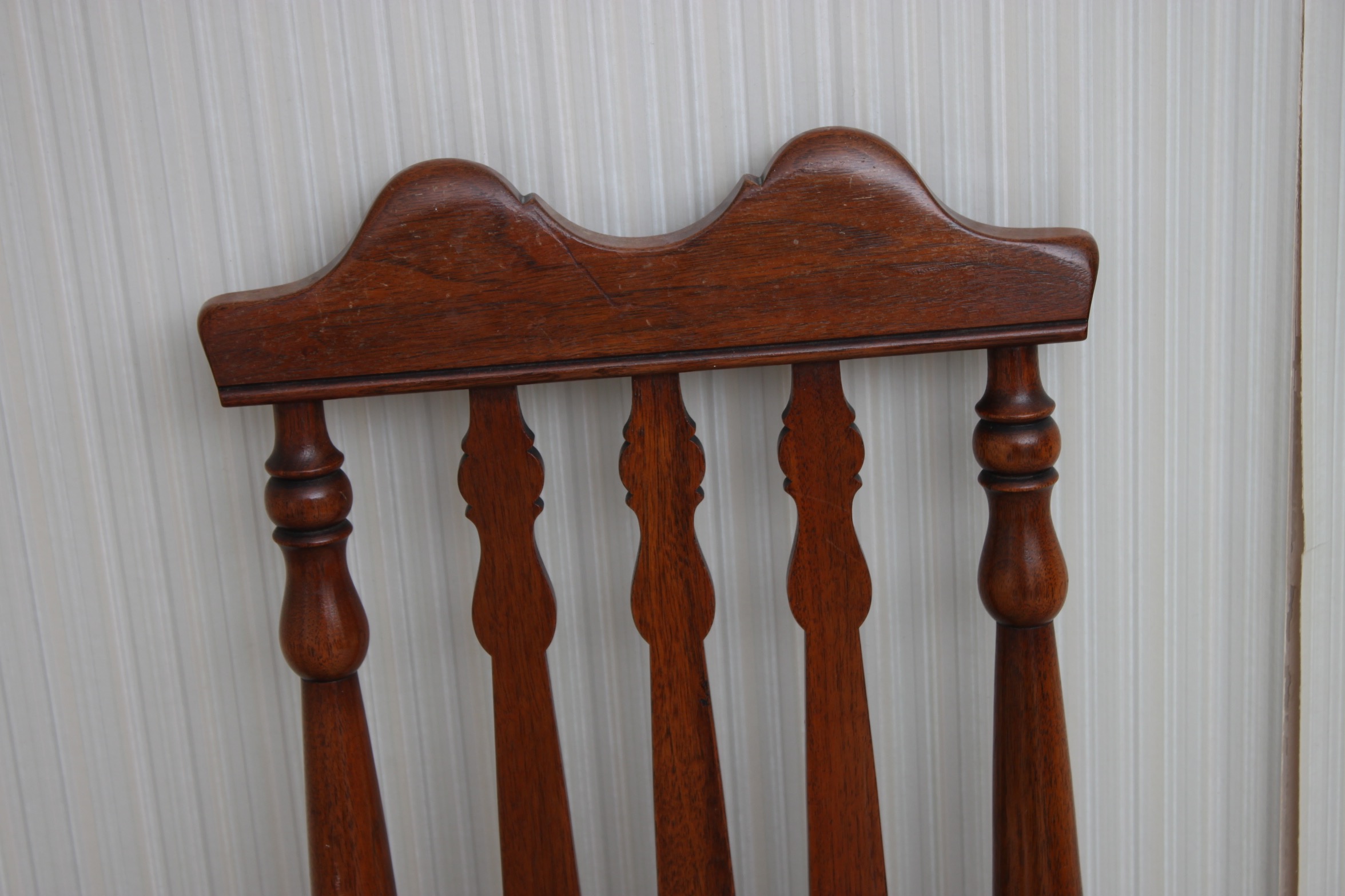 Vintage William and Mary Style Walnut Chair