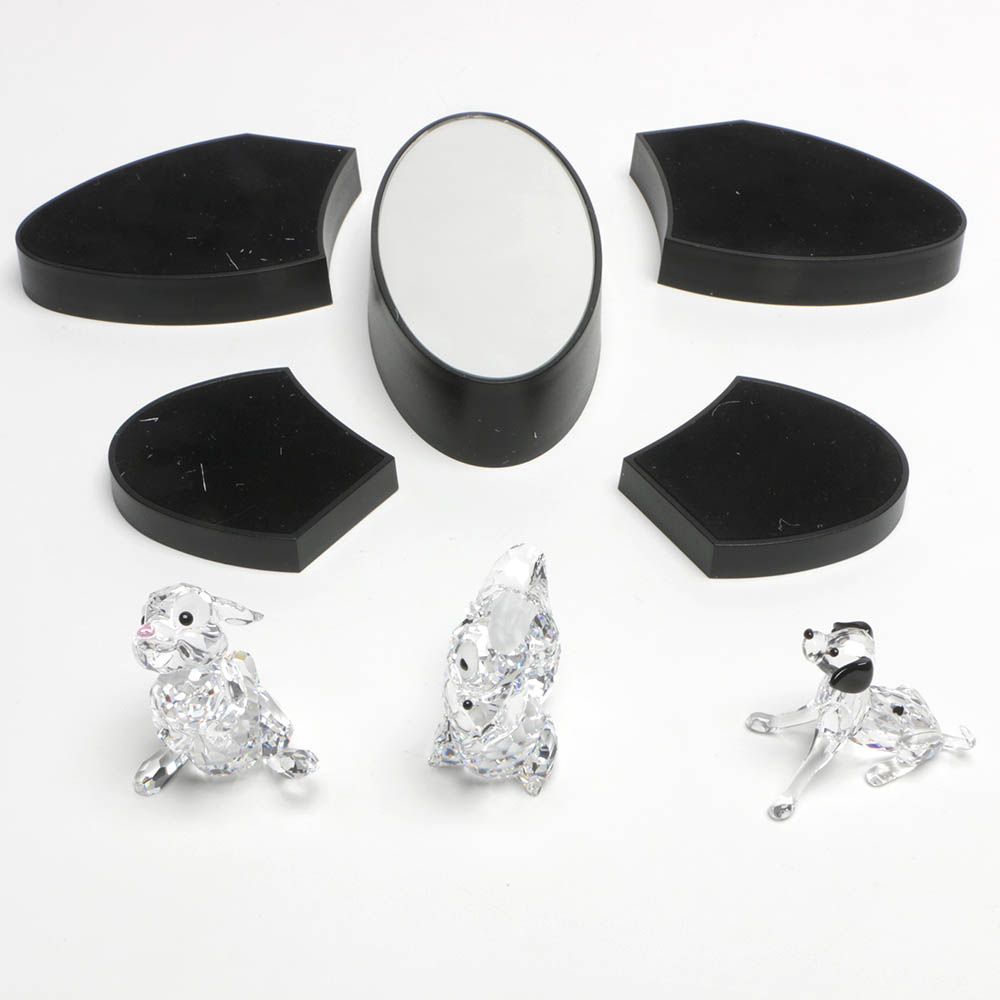Swarovski Crystal Baby Animal Figurines Including Walt Disney Characters