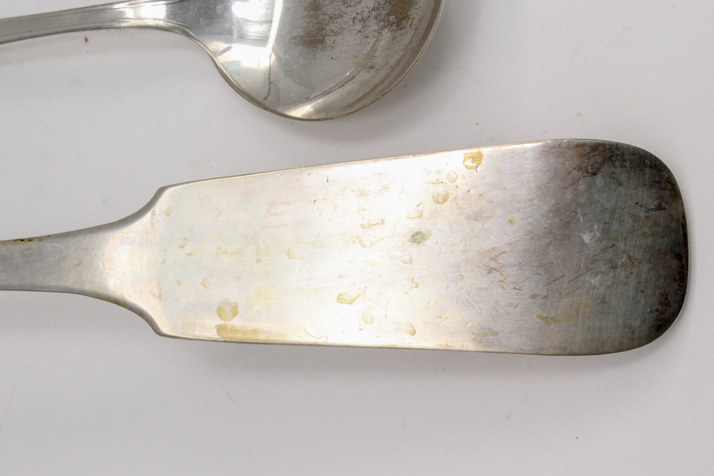 1847 Rogers Bros. "Heritage" Silver Plate Pastry Server and Other Utensils