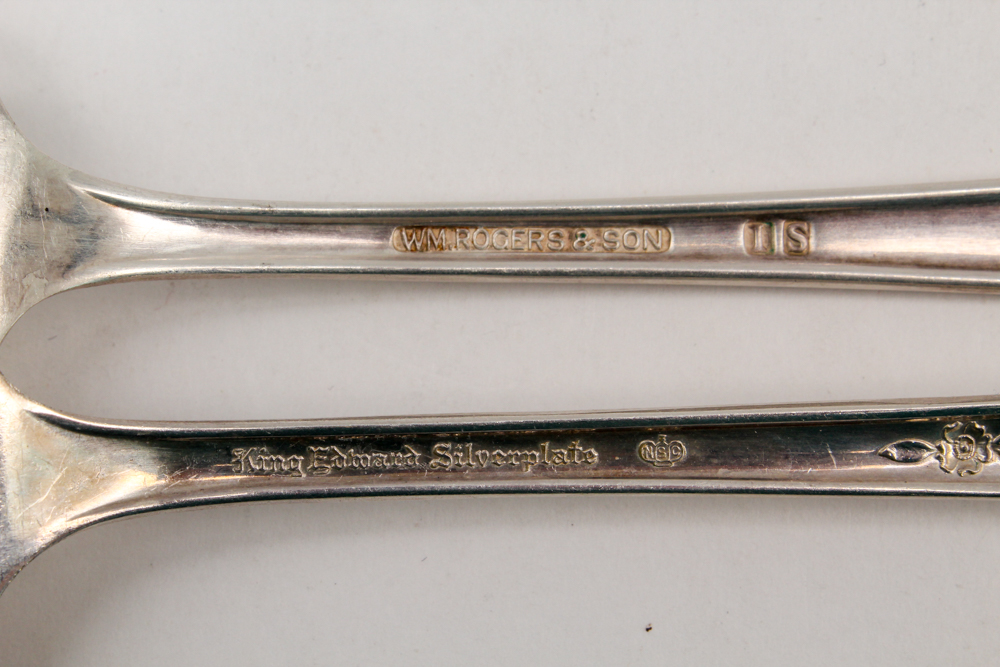 1847 Rogers Bros. "Heritage" Silver Plate Pastry Server and Other Utensils