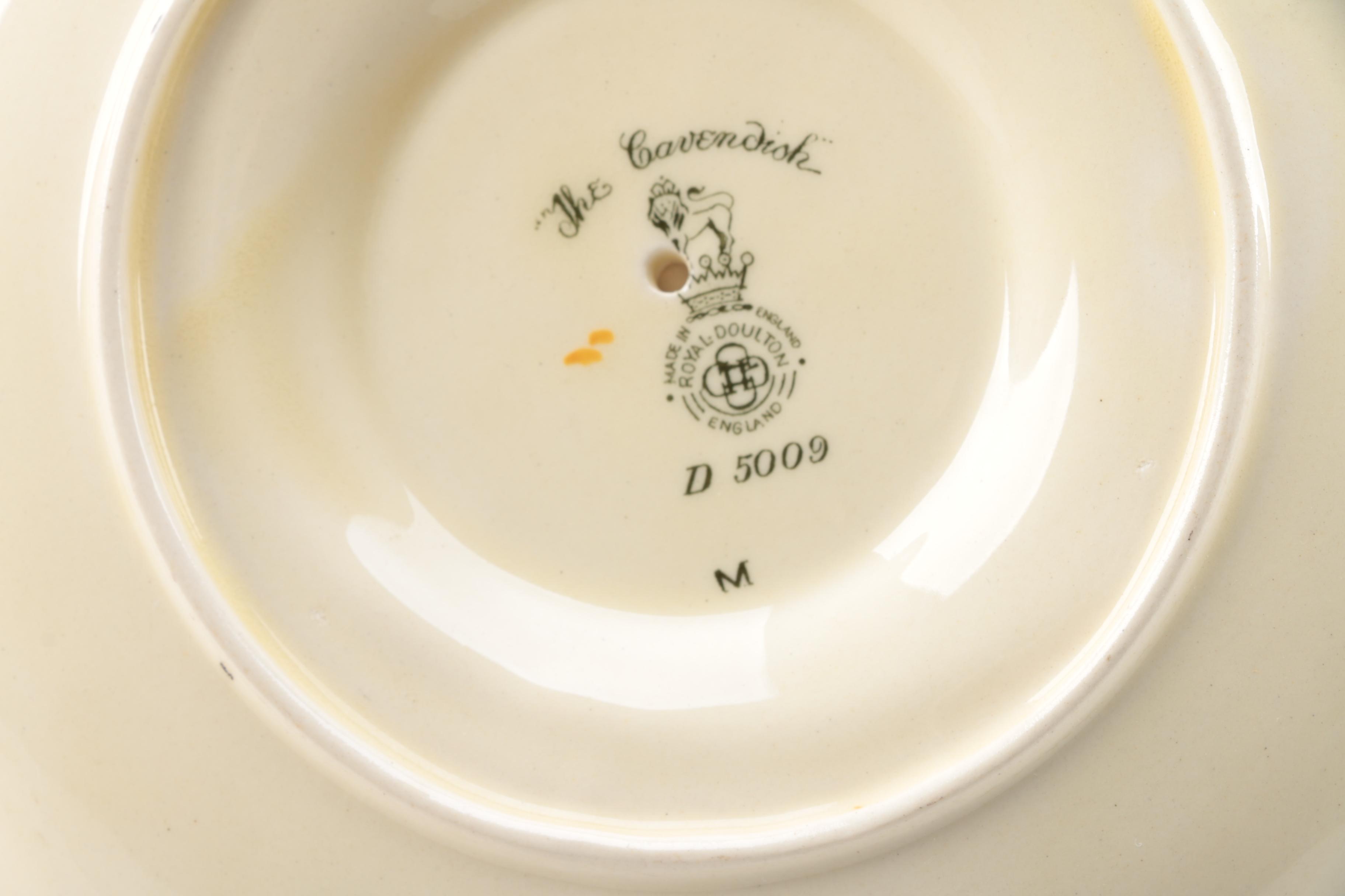 Vintage Royal Doulton "The Cavendish" Porcelain Tableware