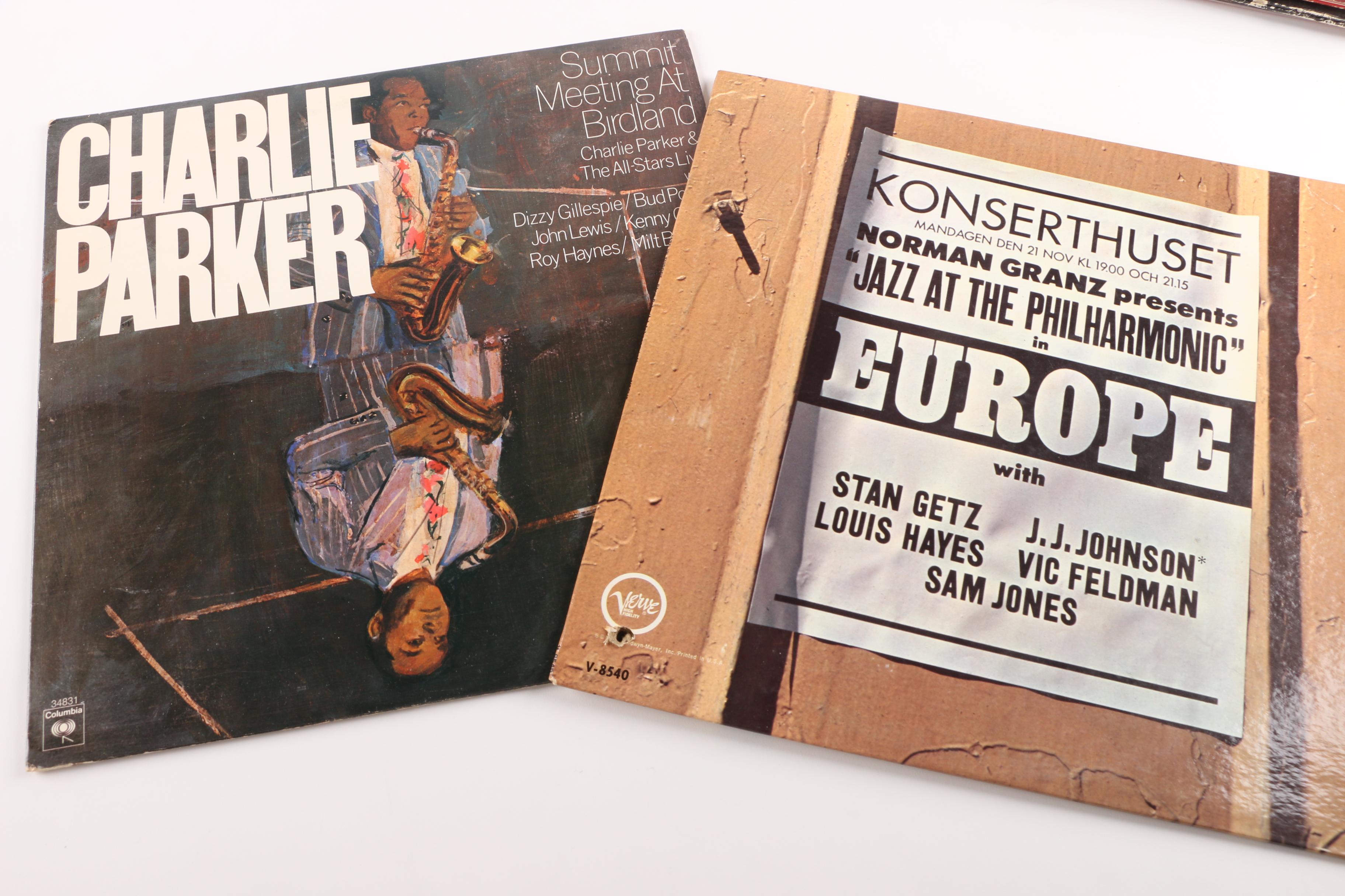 Jazz Records Including Charlie Parker, Dave Brubeck, Cannonball Adderley