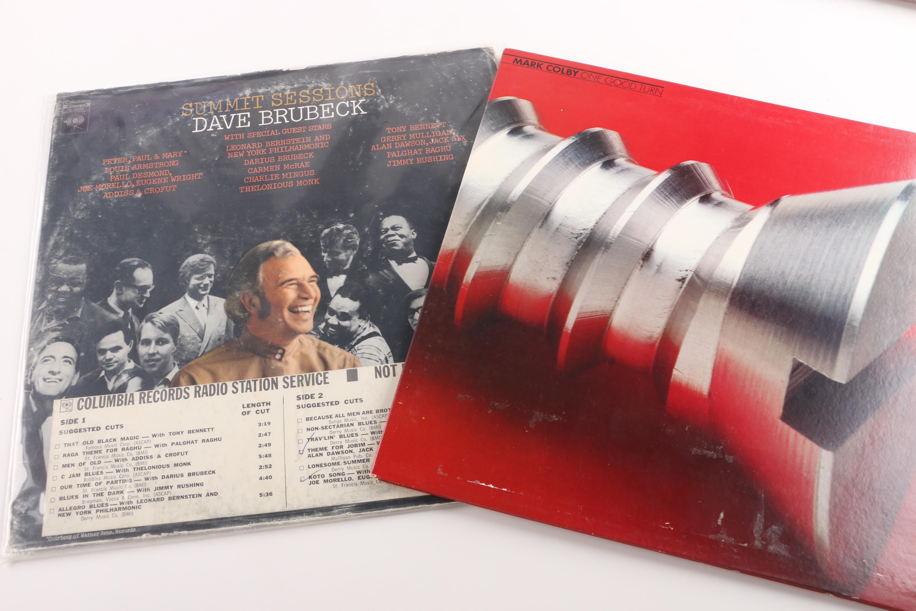 Jazz Records Including Charlie Parker, Dave Brubeck, Cannonball Adderley