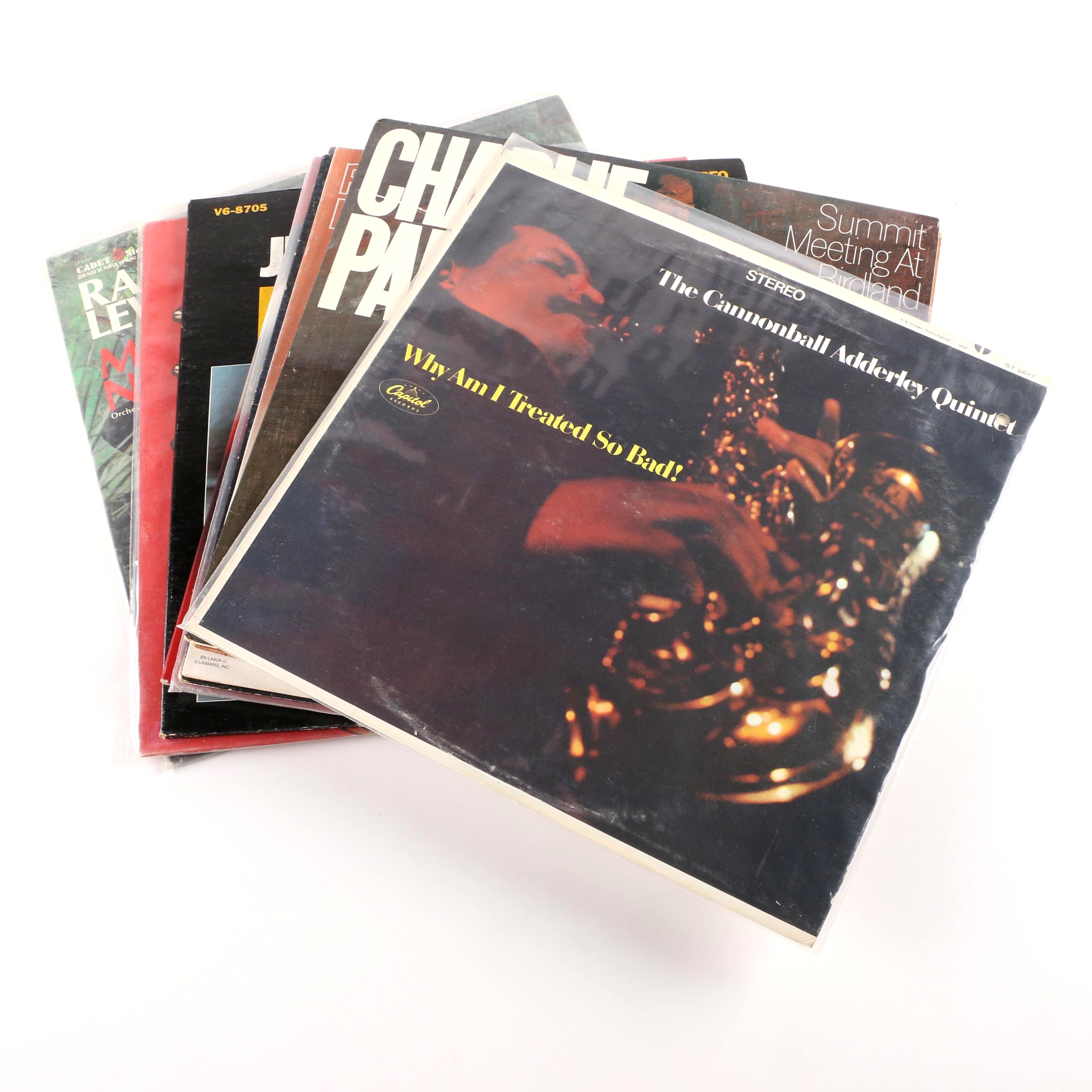 Jazz Records Including Charlie Parker, Dave Brubeck, Cannonball Adderley
