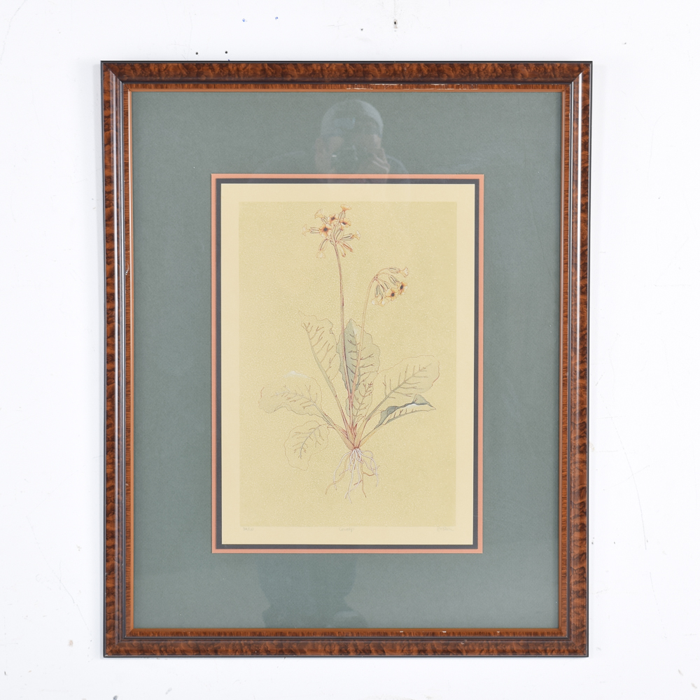 E. DeShon Douglas Limited Edition Etching "Cowslip"