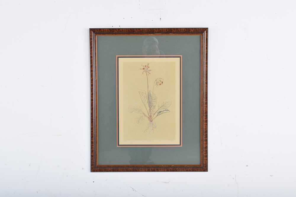 E. DeShon Douglas Limited Edition Etching "Cowslip"