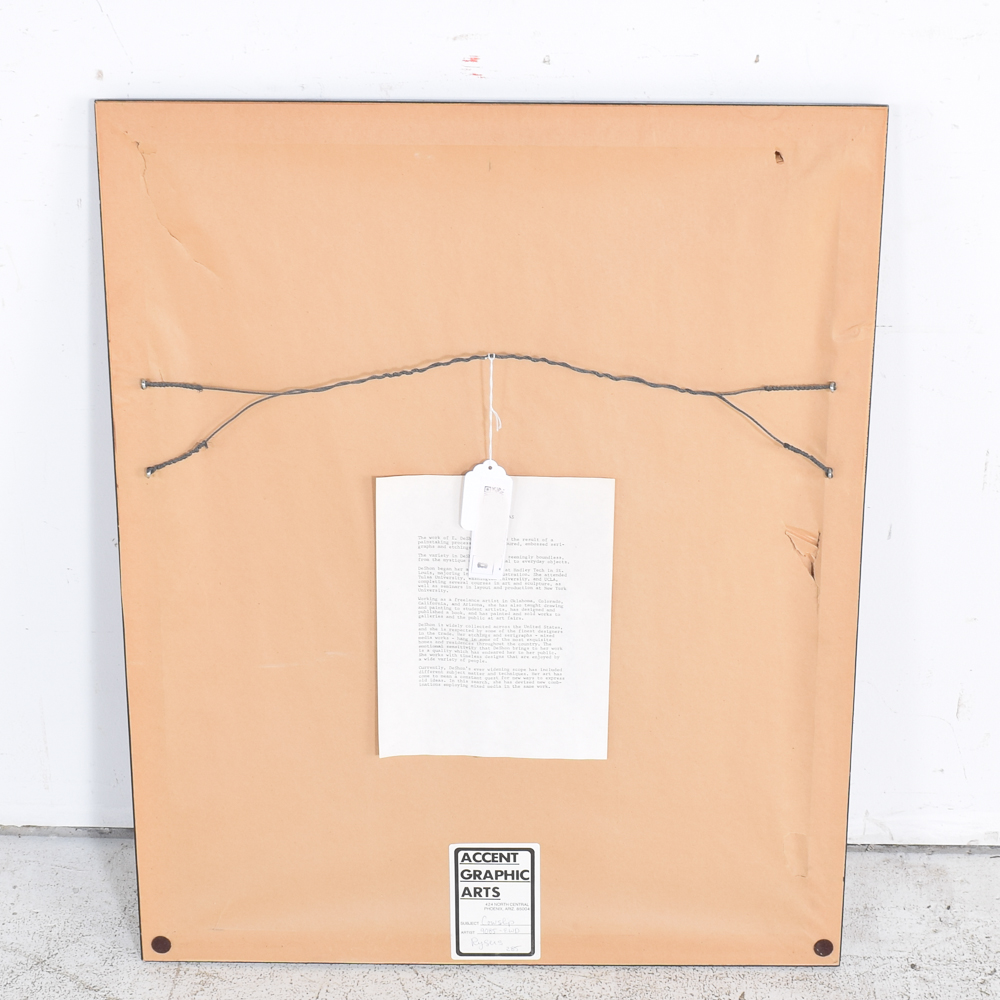 E. DeShon Douglas Limited Edition Etching "Cowslip"