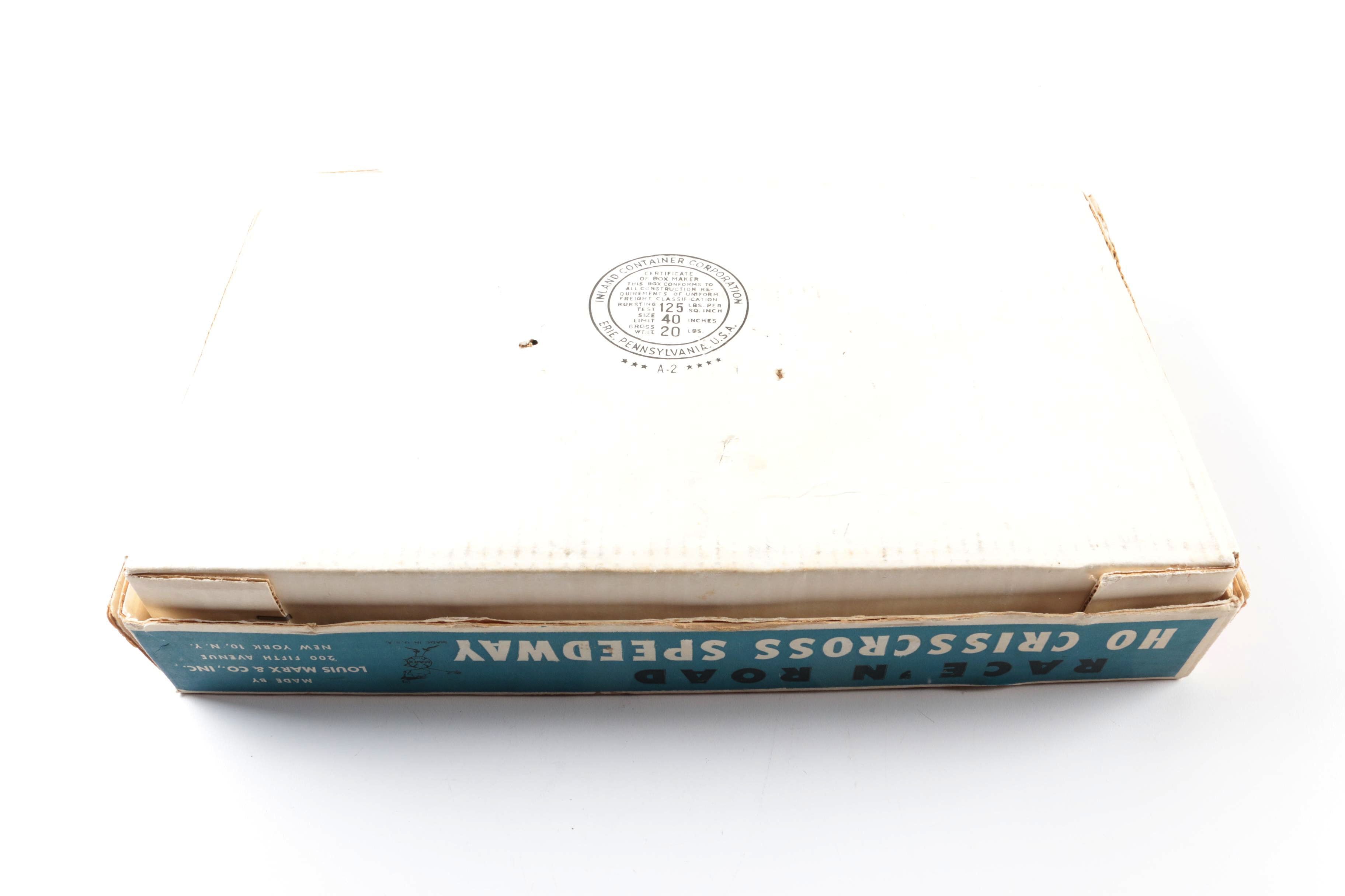 1970s Race 'N Road HO Scale Crisscross Speedway by Marx