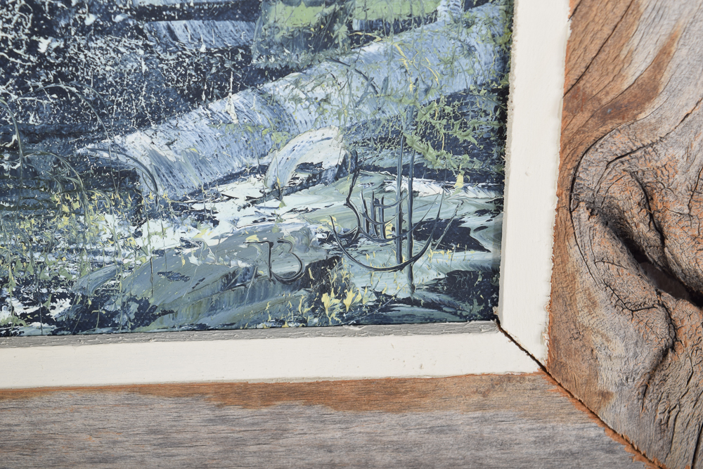 Joe Shell Acrylic Painting of Mill