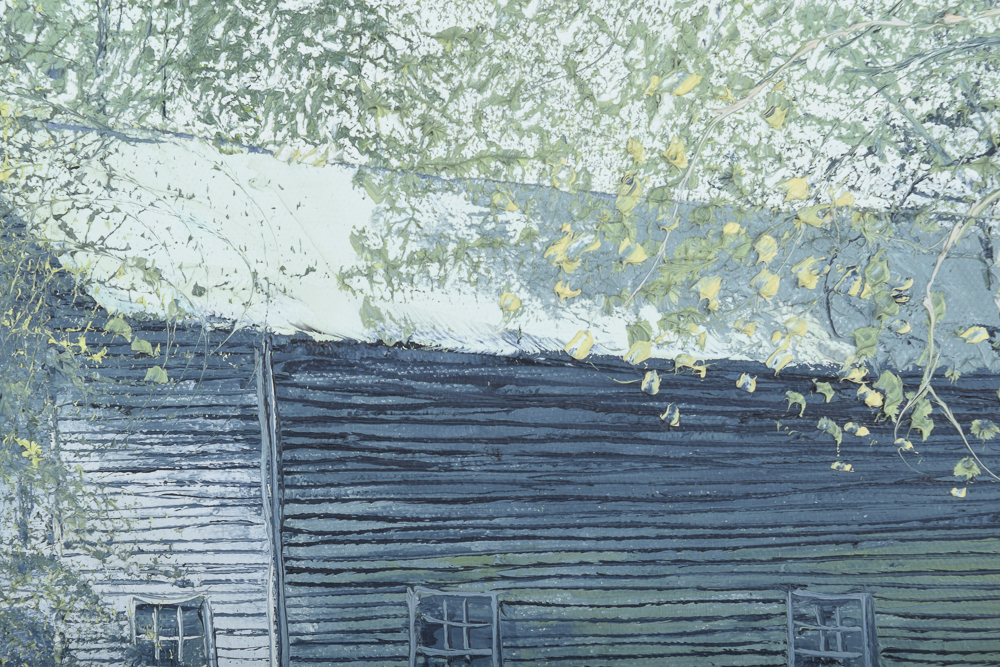 Joe Shell Acrylic Painting of Mill