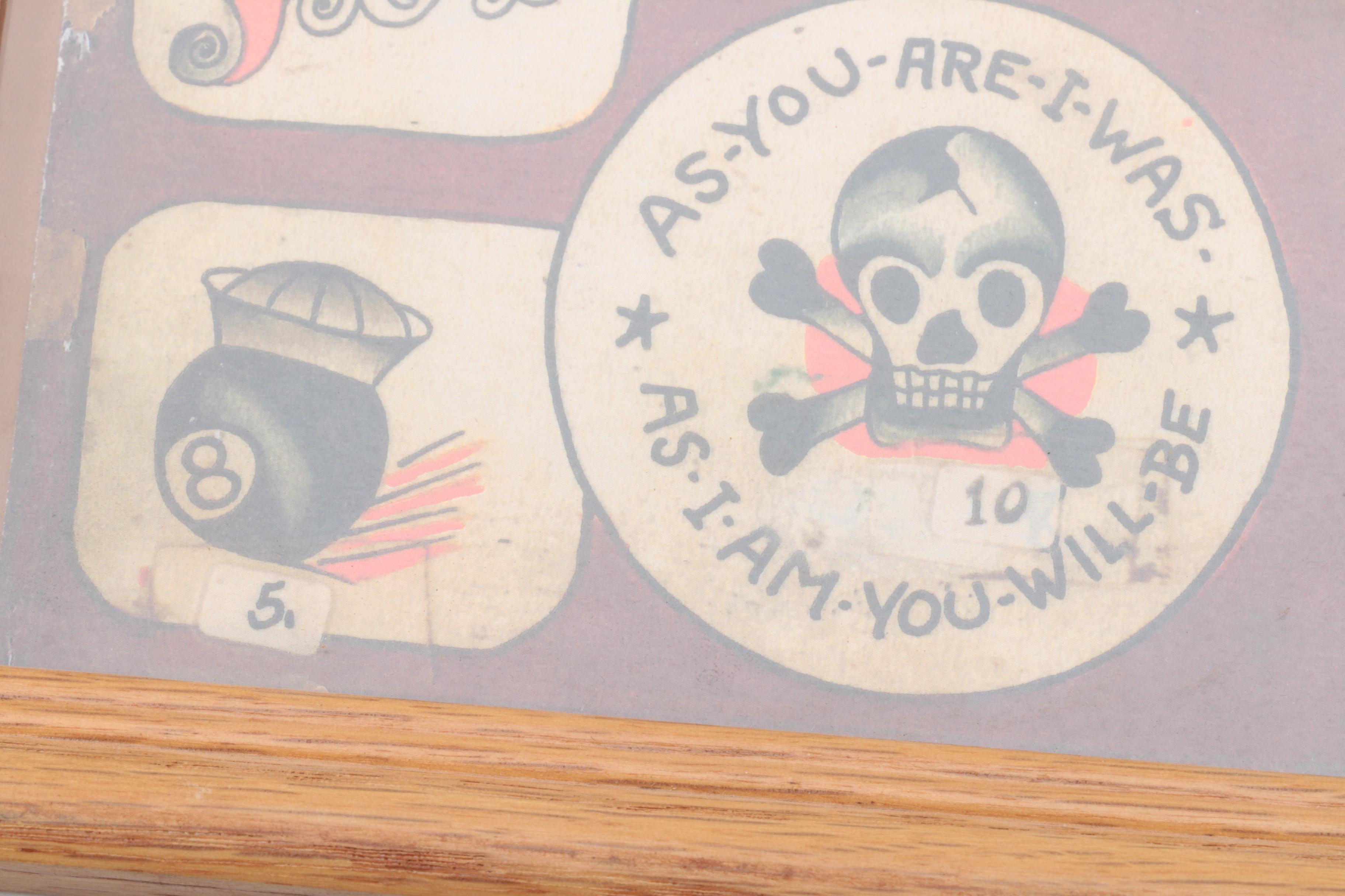 Vintage Framed Tattoo Flashes