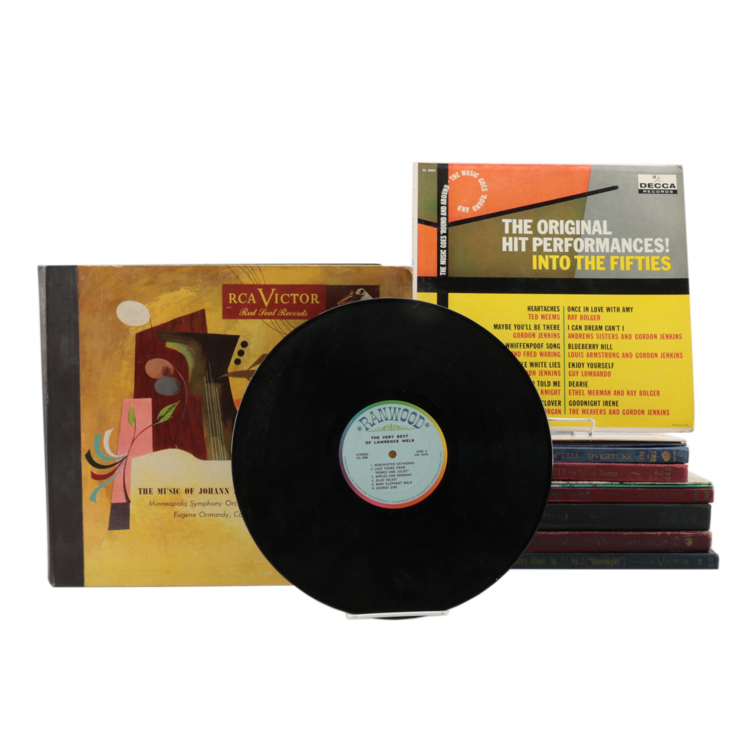 Vintage 78 RPM and LP Pop and Classical Records