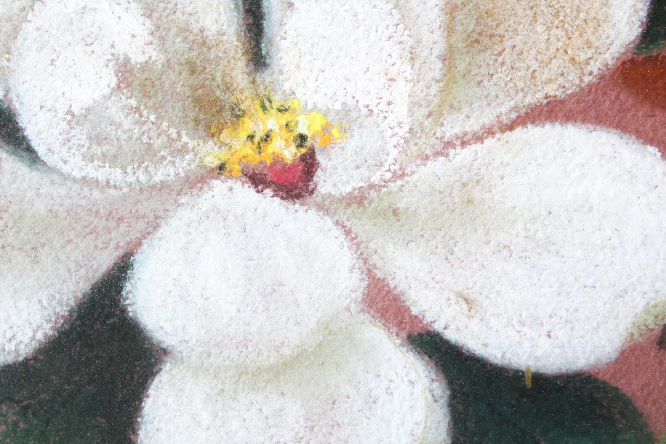 Lillian Johnson "Magnolia" Pastel Drawing