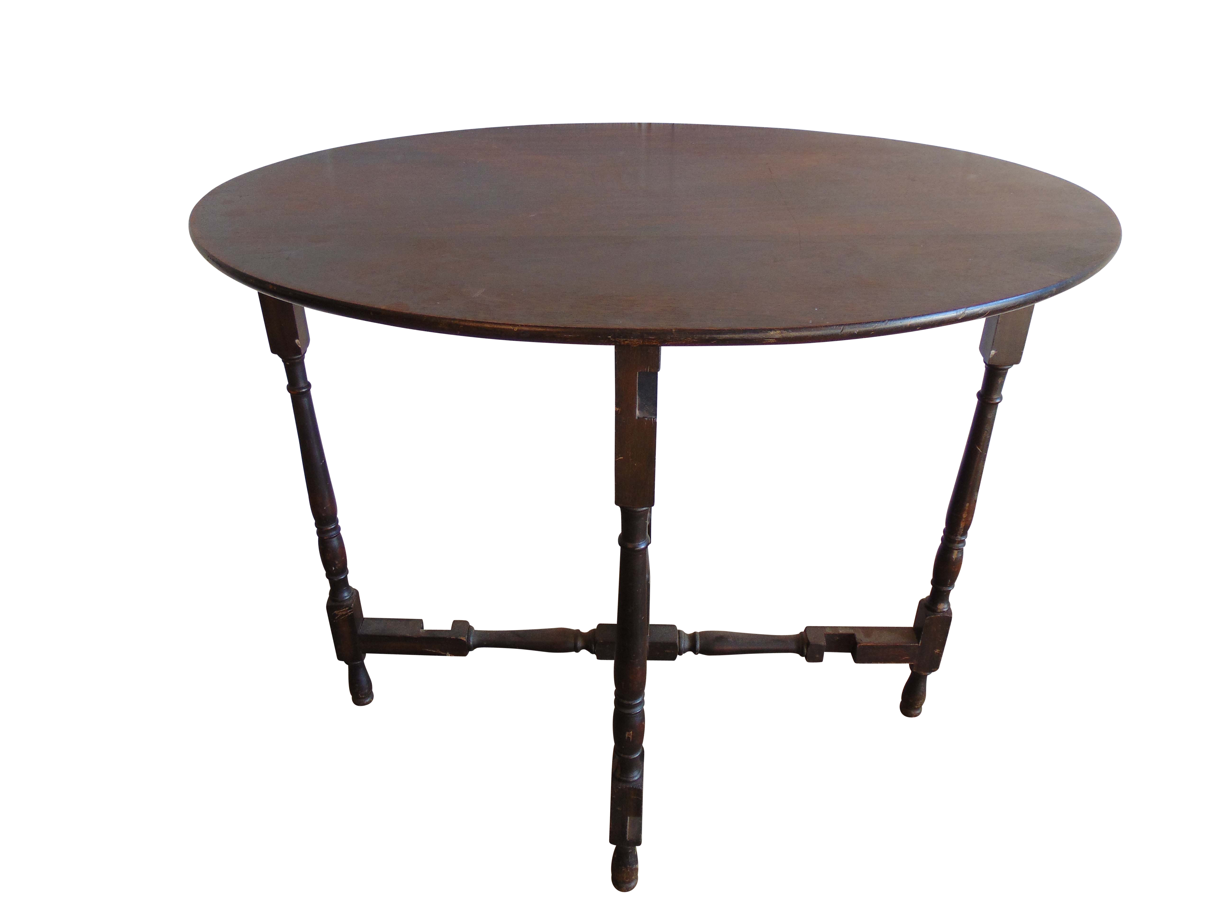 Vintage Mahogany Oval Gateleg Table