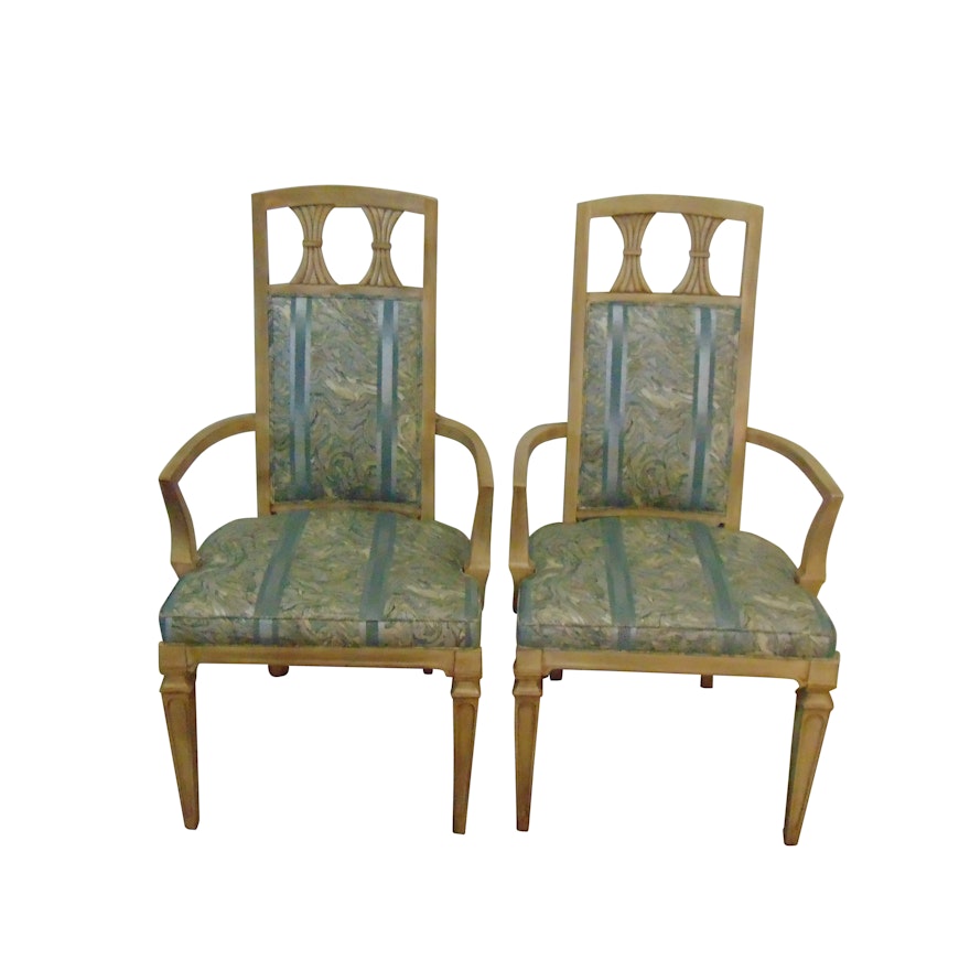 Pair of Vintage Regency Style Armchairs