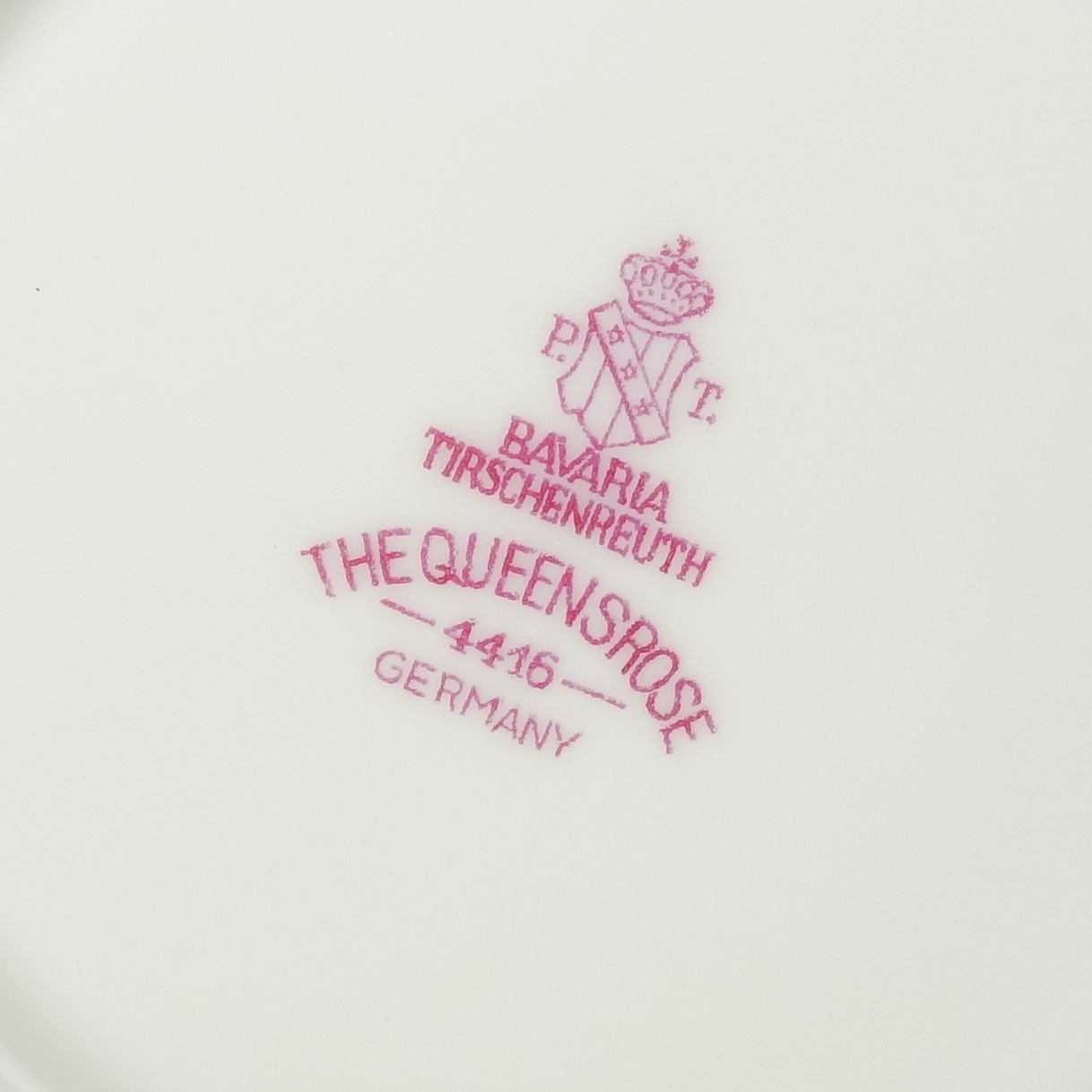 Bavaria Tirschenreuth "The Queens Rose"  Porcelain Dinner Service