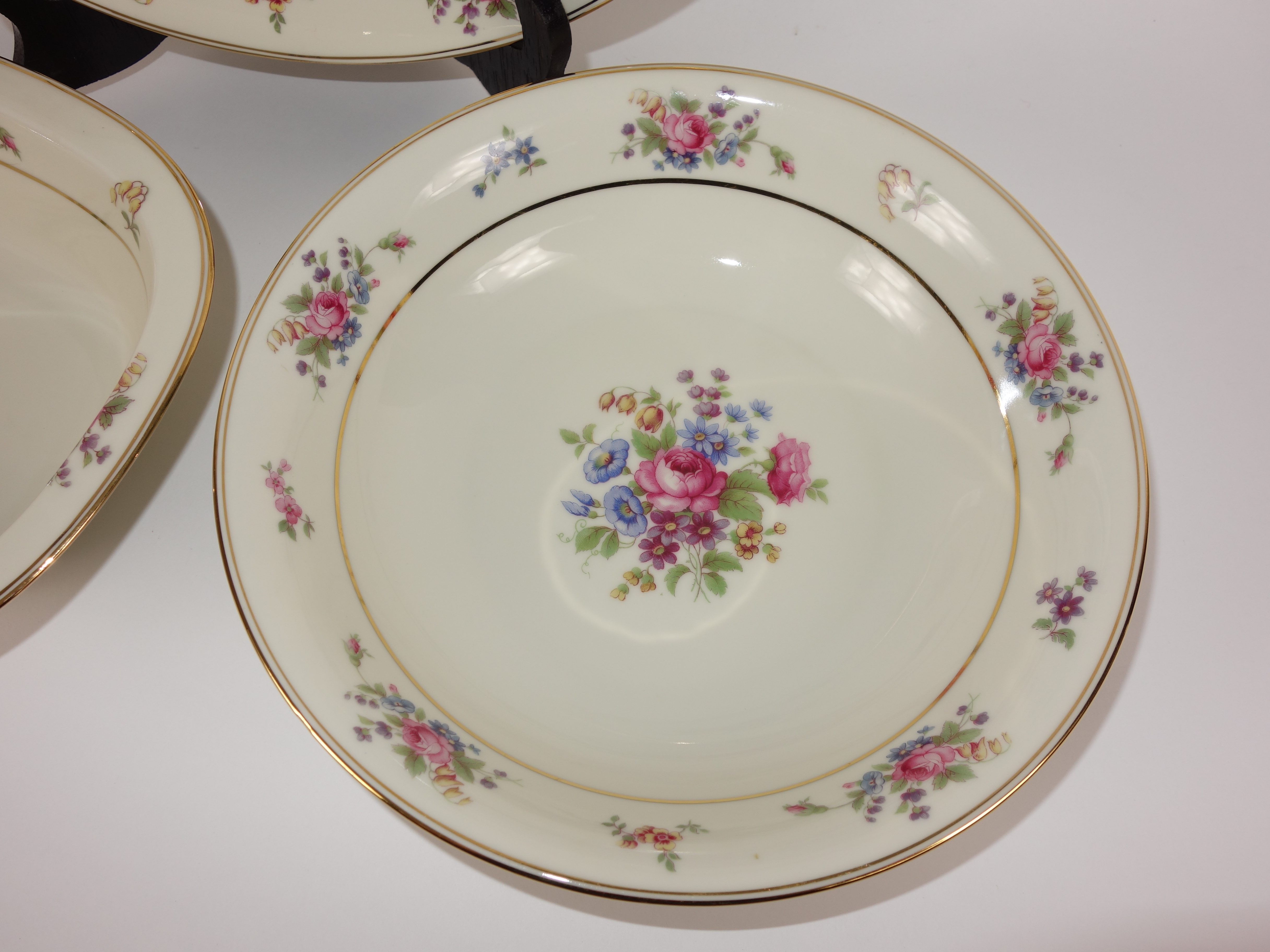 Bavaria Tirschenreuth "The Queens Rose"  Porcelain Dinner Service