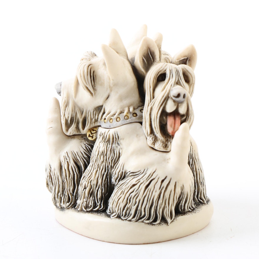 Harmony Kingdom Treasure Jests Scottie Dog Figurine
