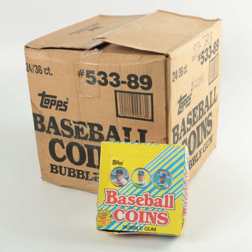 1989 Topps Bubble Gum Baseball Coin Sets