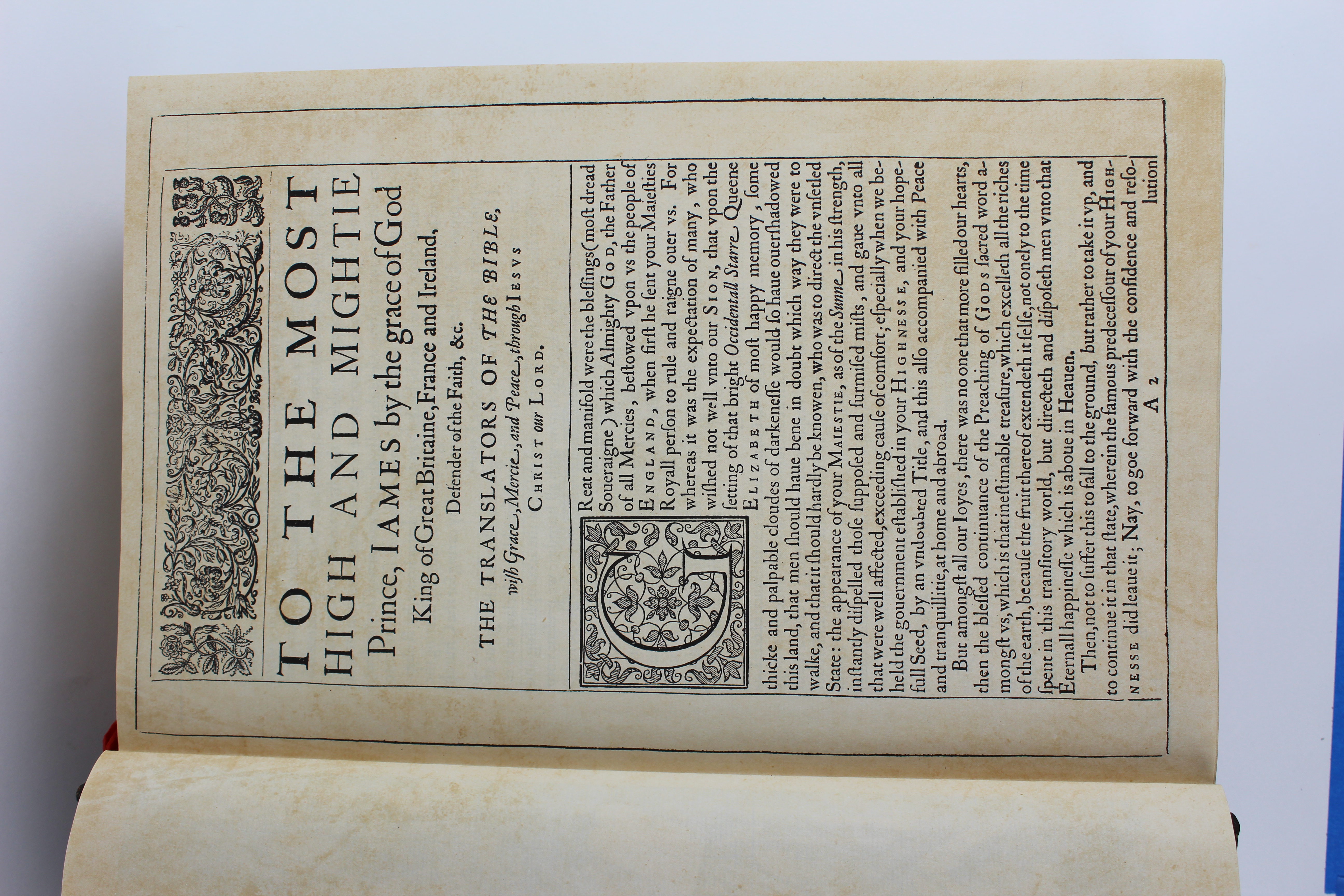Facsimile of the 1611 King James Bible