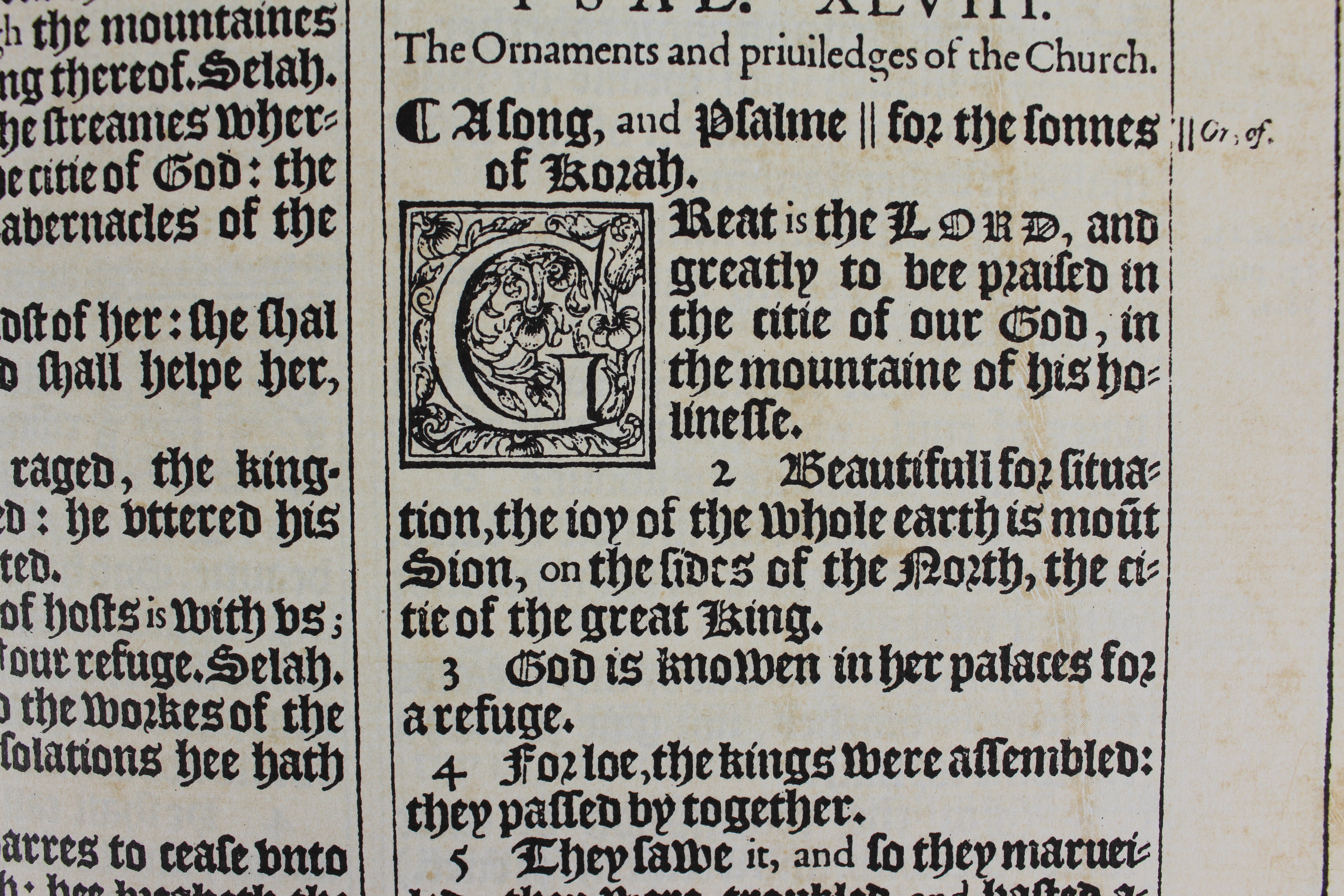 Facsimile of the 1611 King James Bible