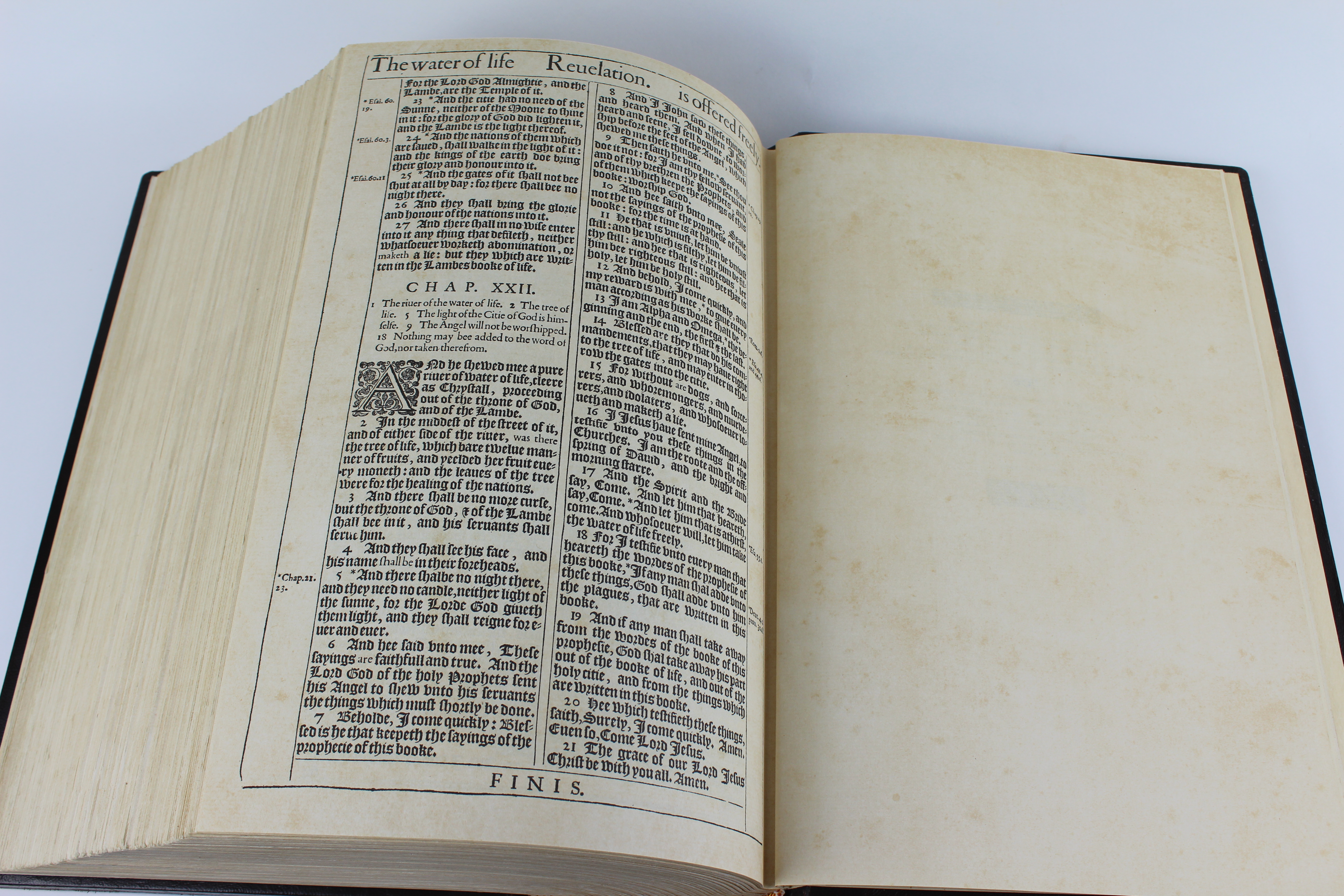 Facsimile of the 1611 King James Bible
