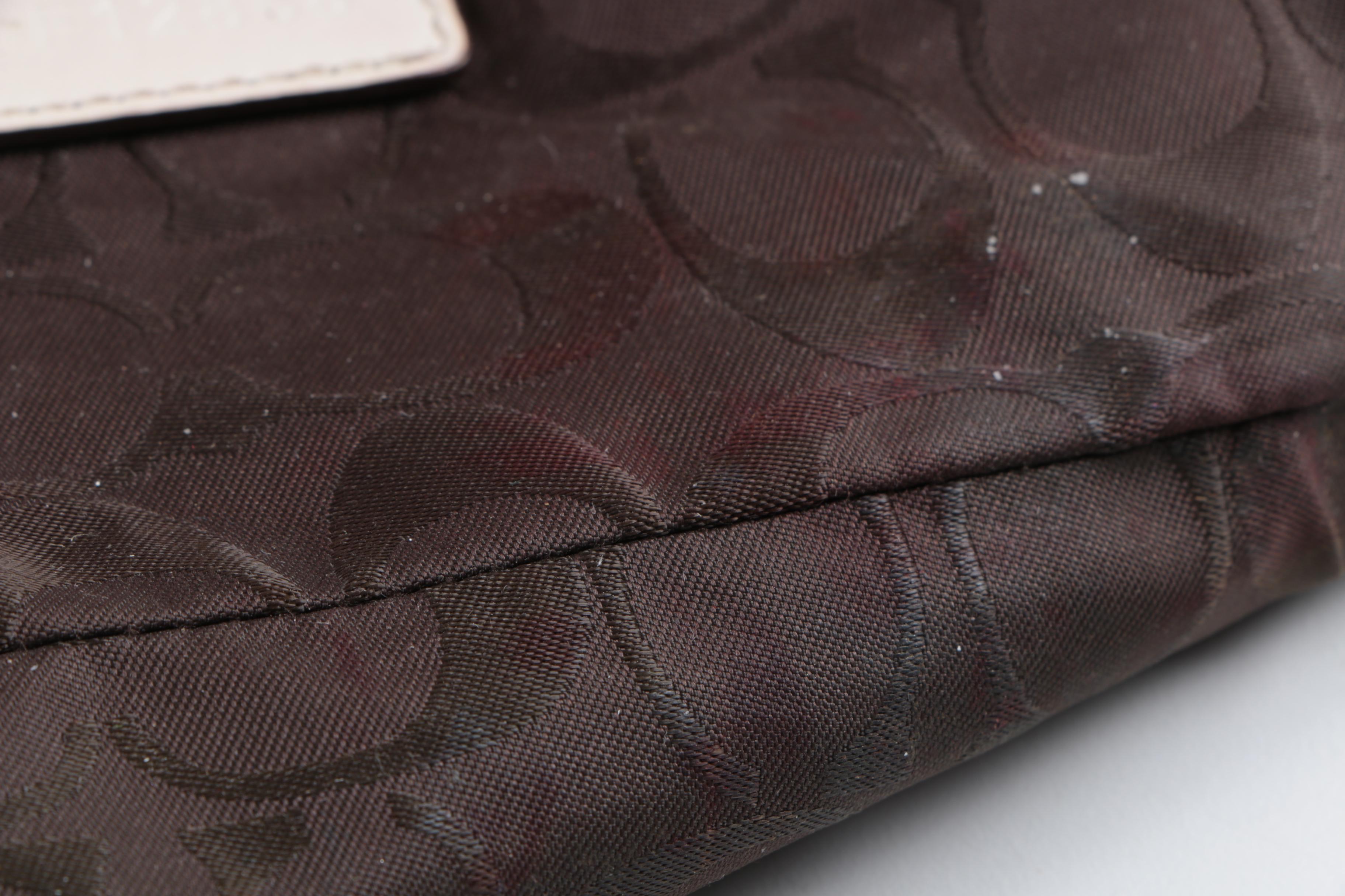 Coach Ivory Legacy Leather Turn Lock Shoulder Bag