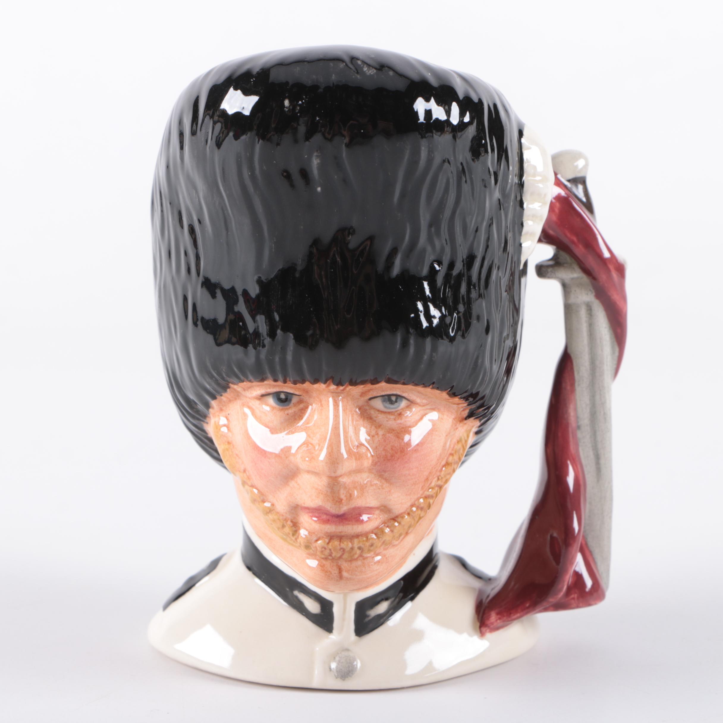 1986 Royal Doulton "The Guardsman" Character Mug