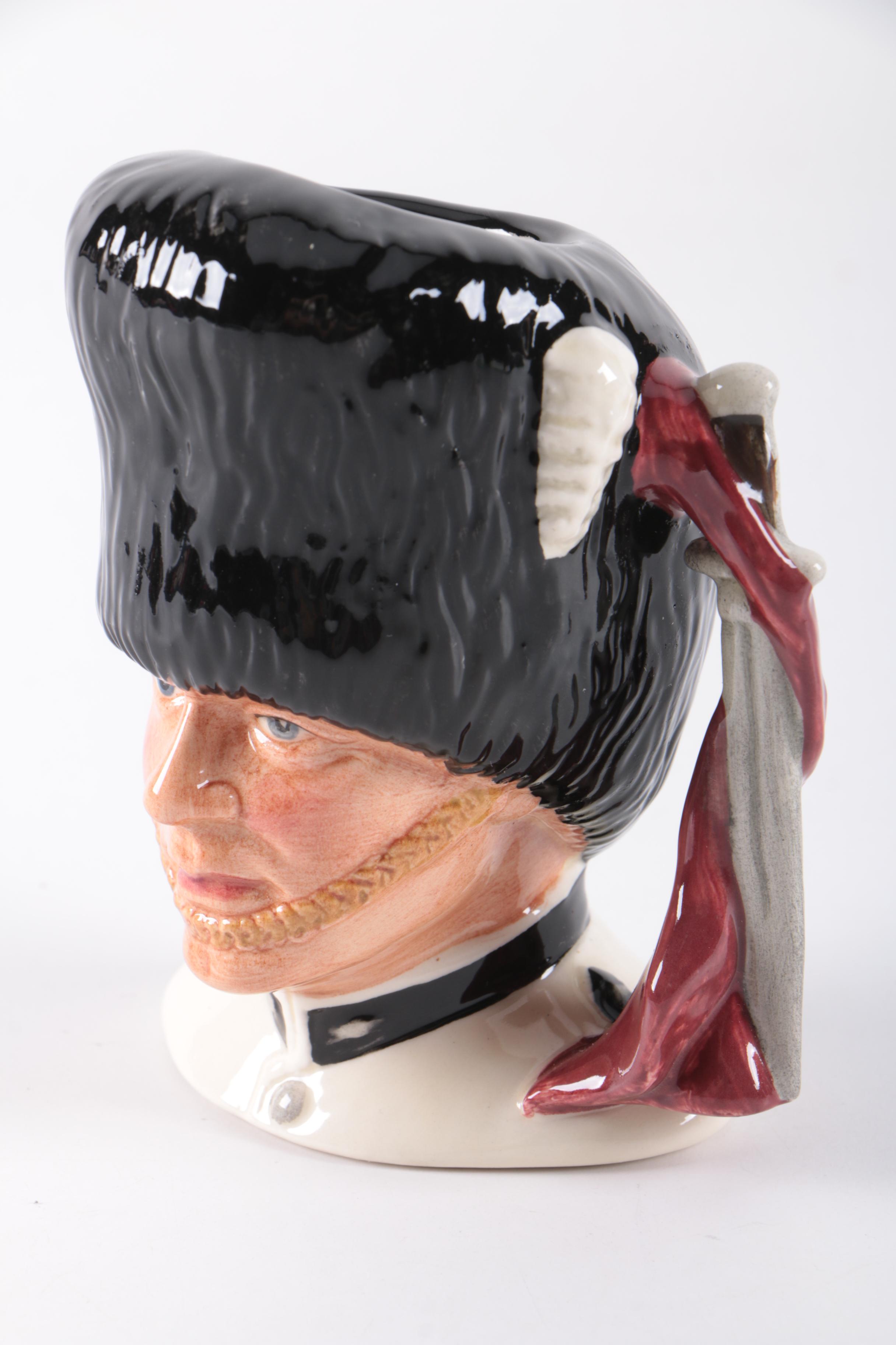 1986 Royal Doulton "The Guardsman" Character Mug