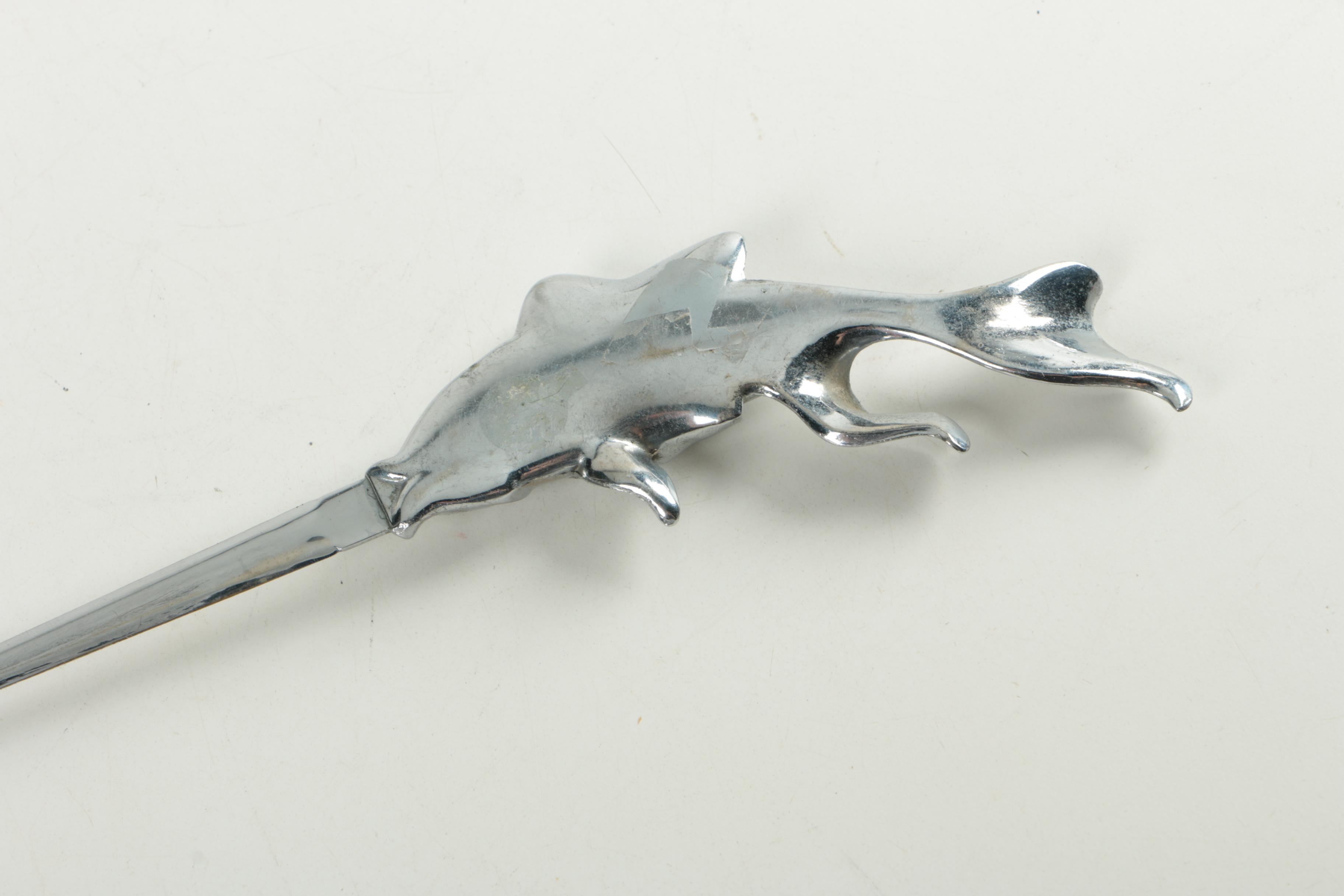 Siam Sterling Letter Opener and Assorted Sterling and Metal Letter Openers