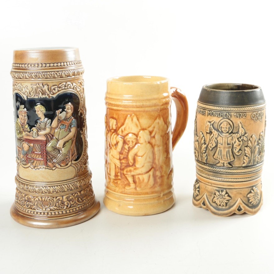 Vintage Ceramic Steins