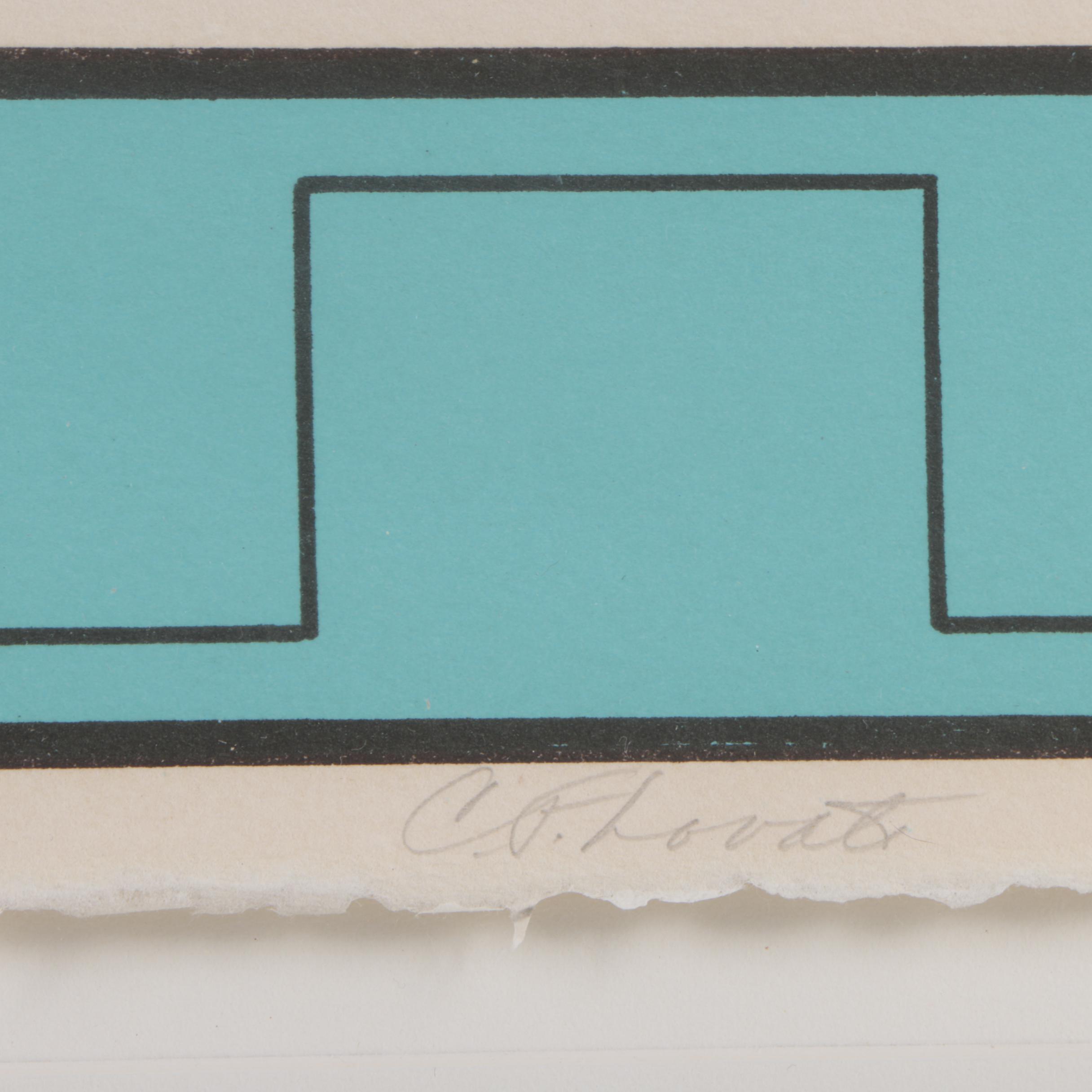 Charles Frederick Lovato Lithograph "Origins"