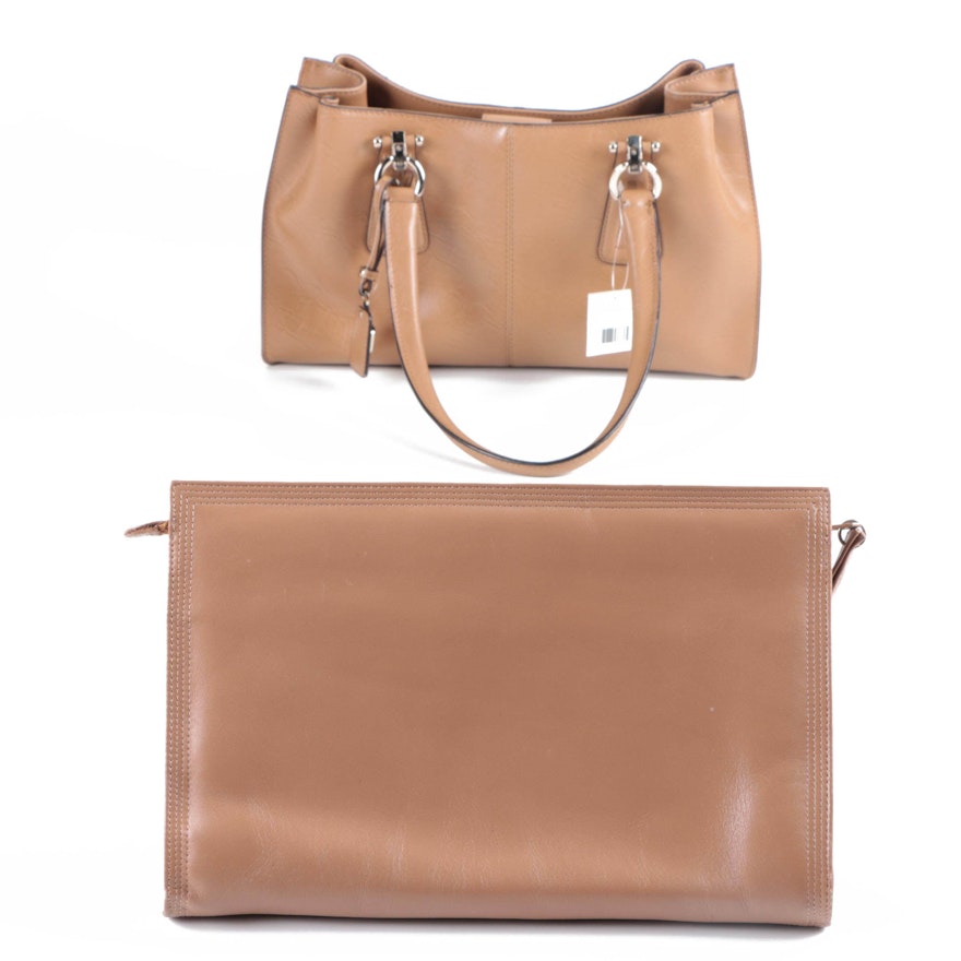 Leather Handbags Including Liz Claiborne