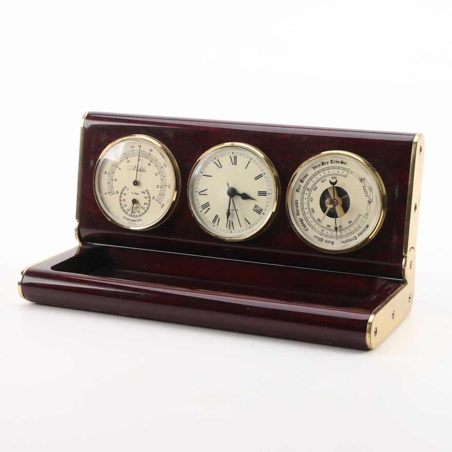 Nobilis French Desktop Clock and Weather Station