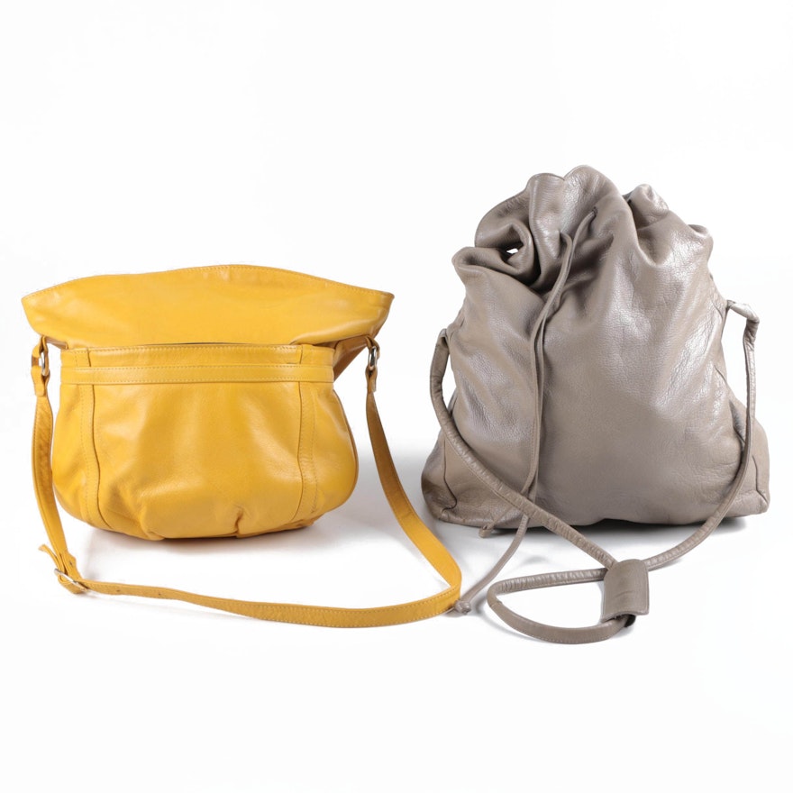 Two Leather Shoulder Bags