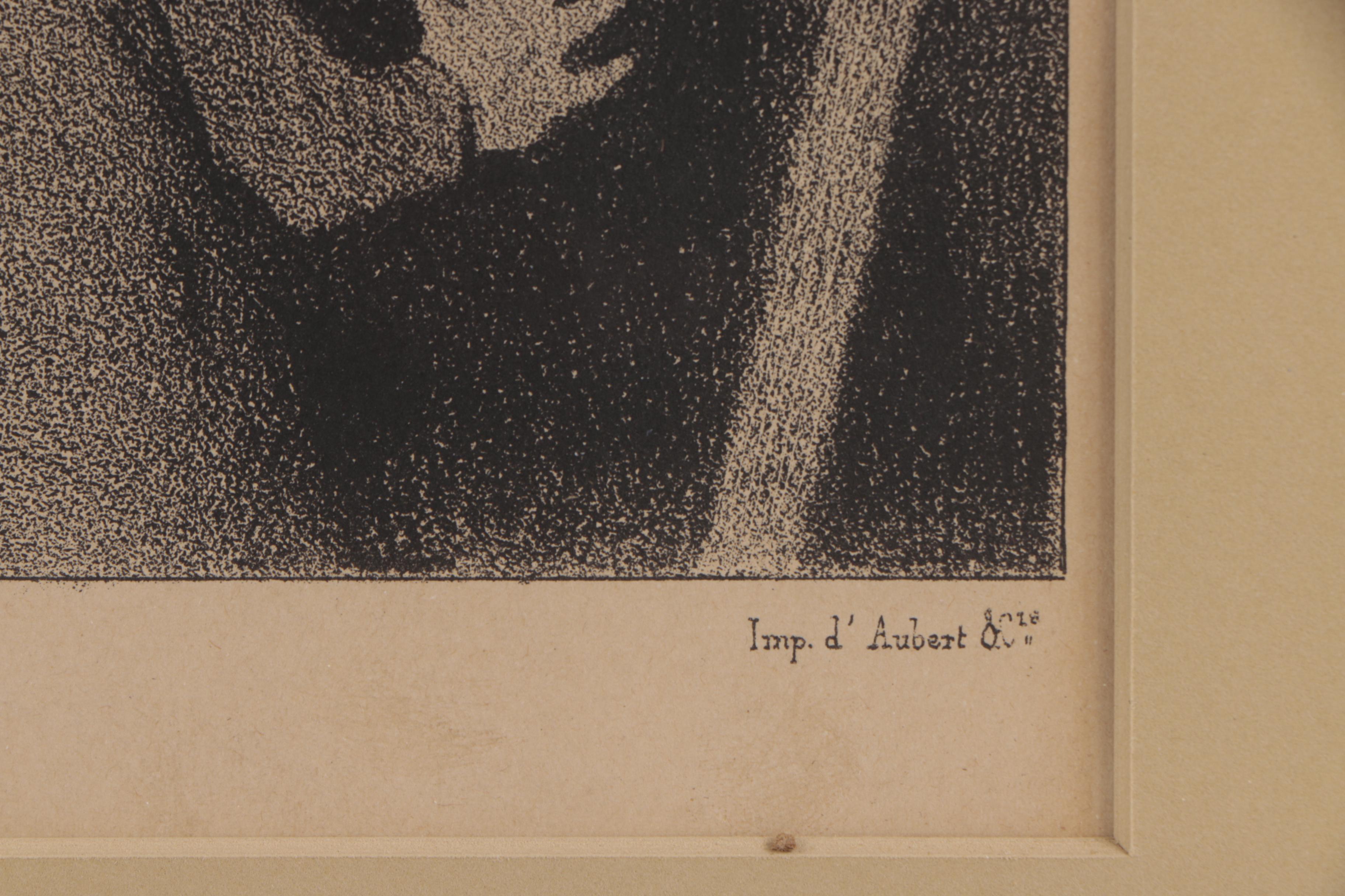 Lithographs After Honore Daumier "L'Odorat" and "Le Toucher"