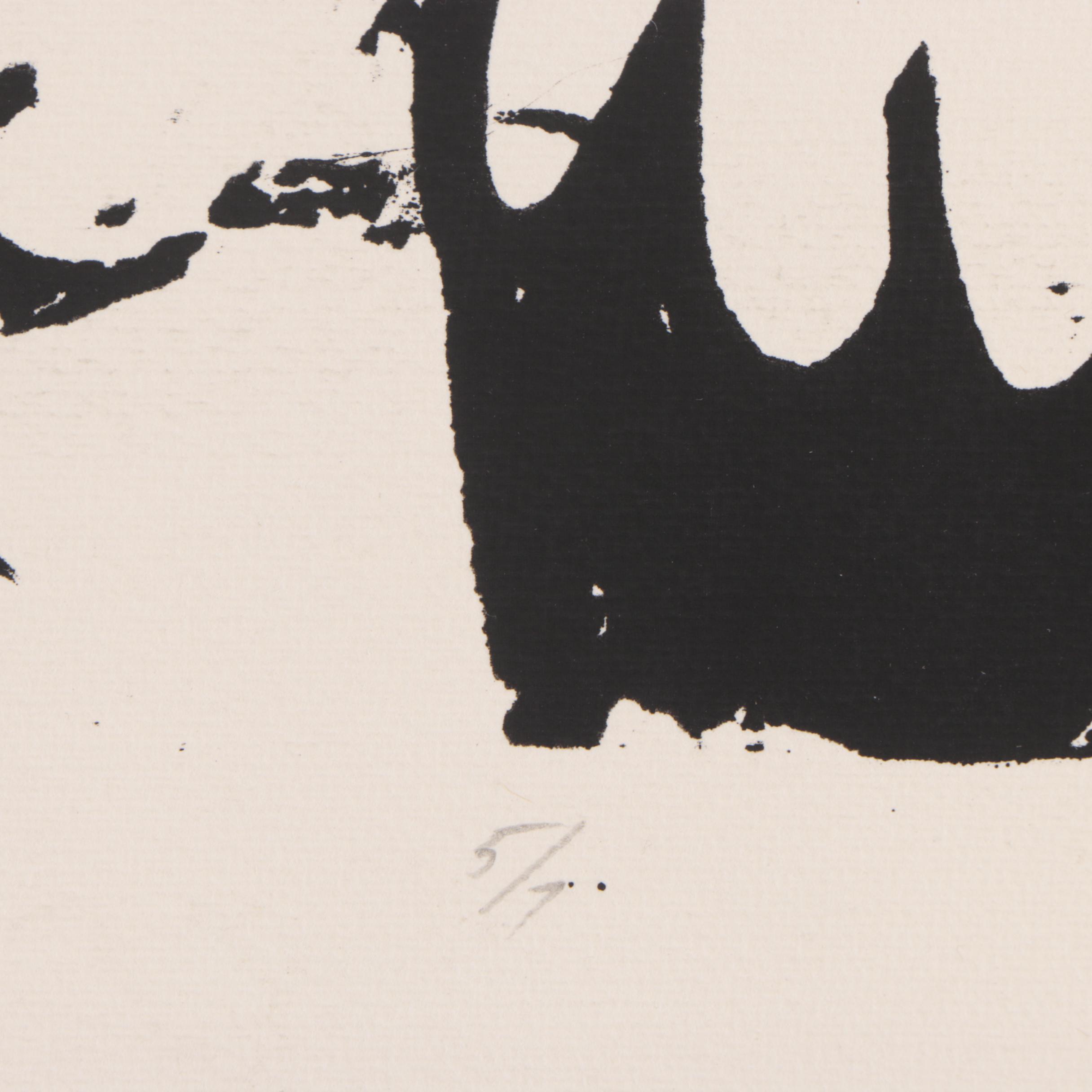 Abstract Serigraph Print "Hail to Picasso"