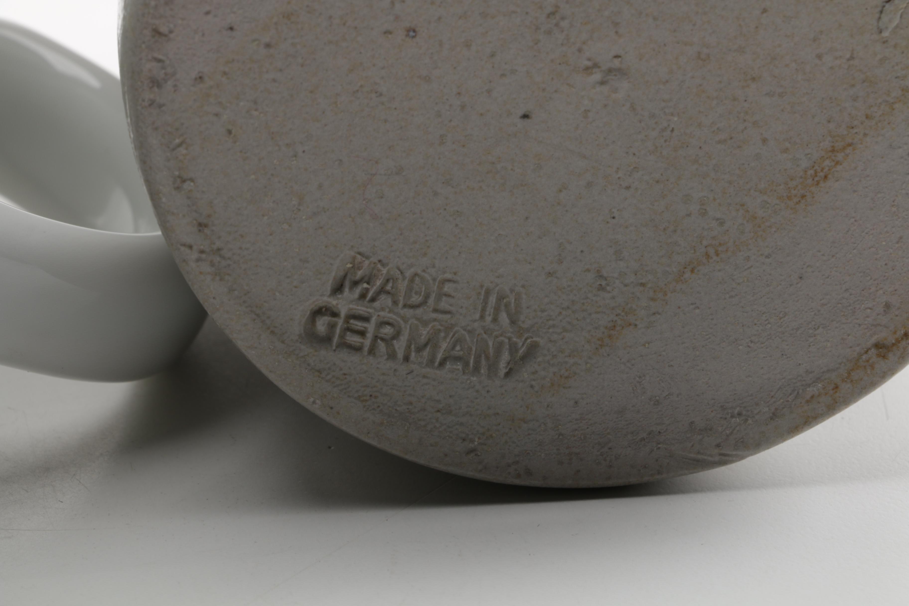 Stoneware Beer Stein and Mugs